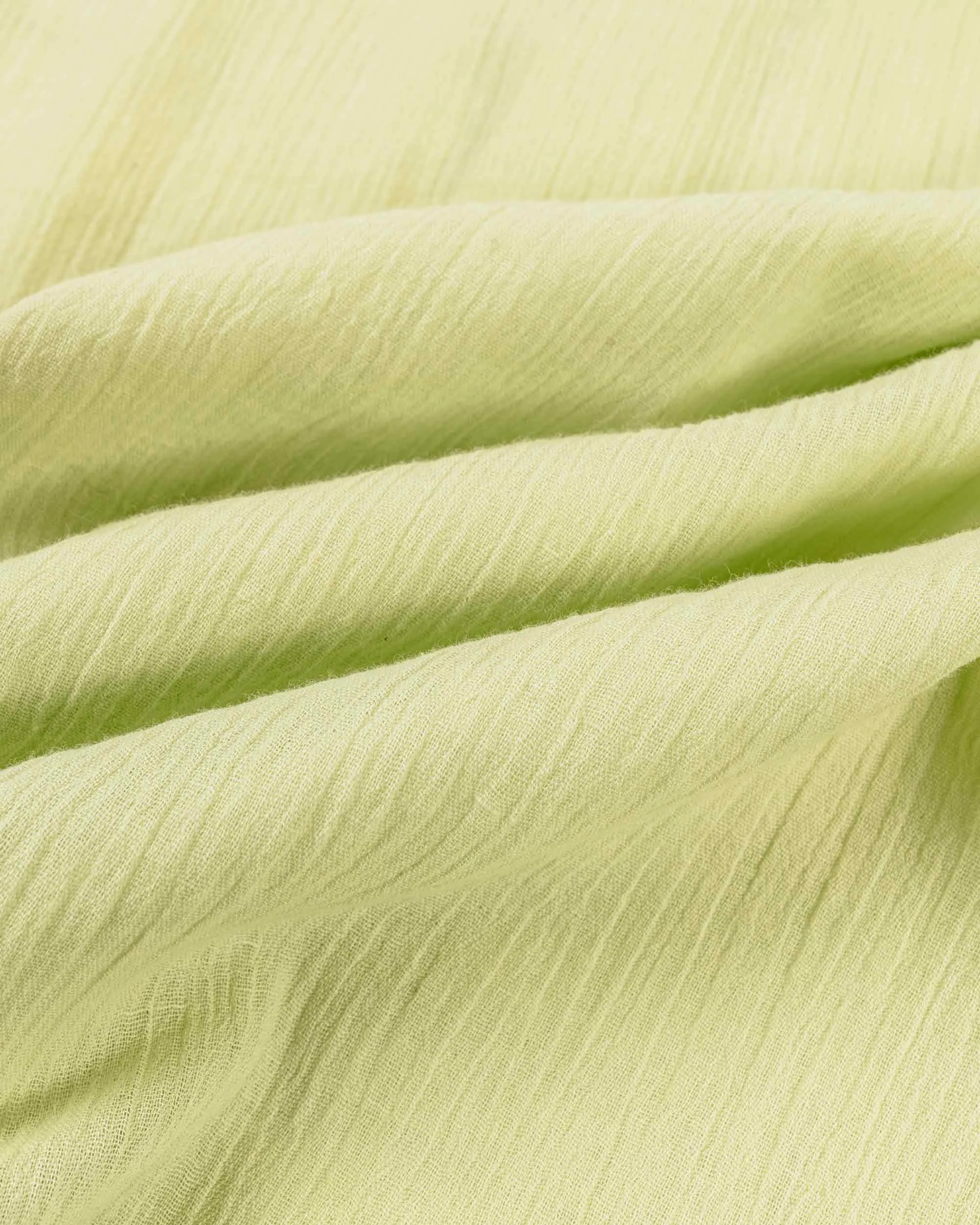 Engineered Garments Camp Shirt Lime Cotton Crepe sold by Lost & Found product image thumbnail 5
