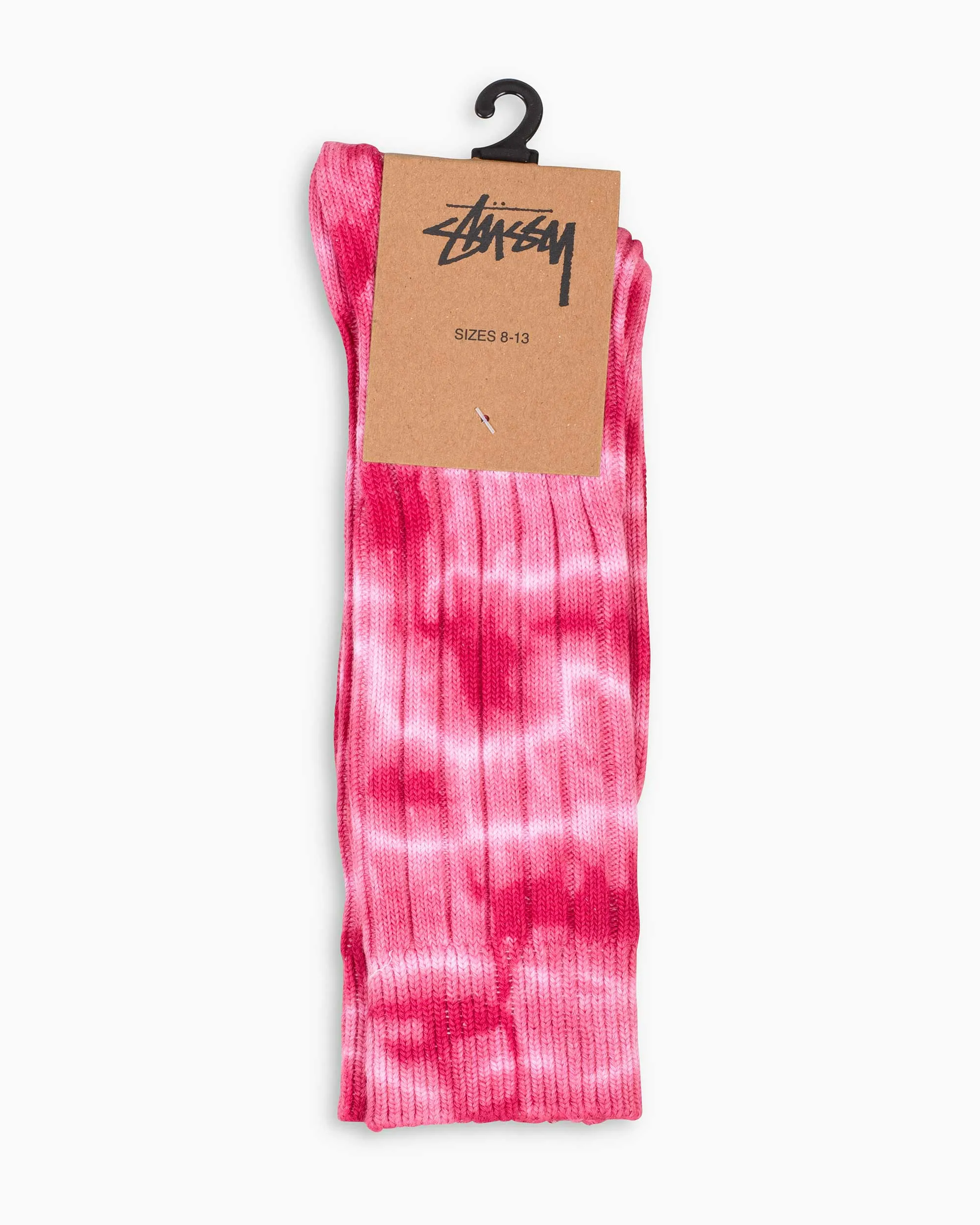 Stüssy Dyed Ribbed Crew Socks Amber sold by Lost & Found product image thumbnail 2