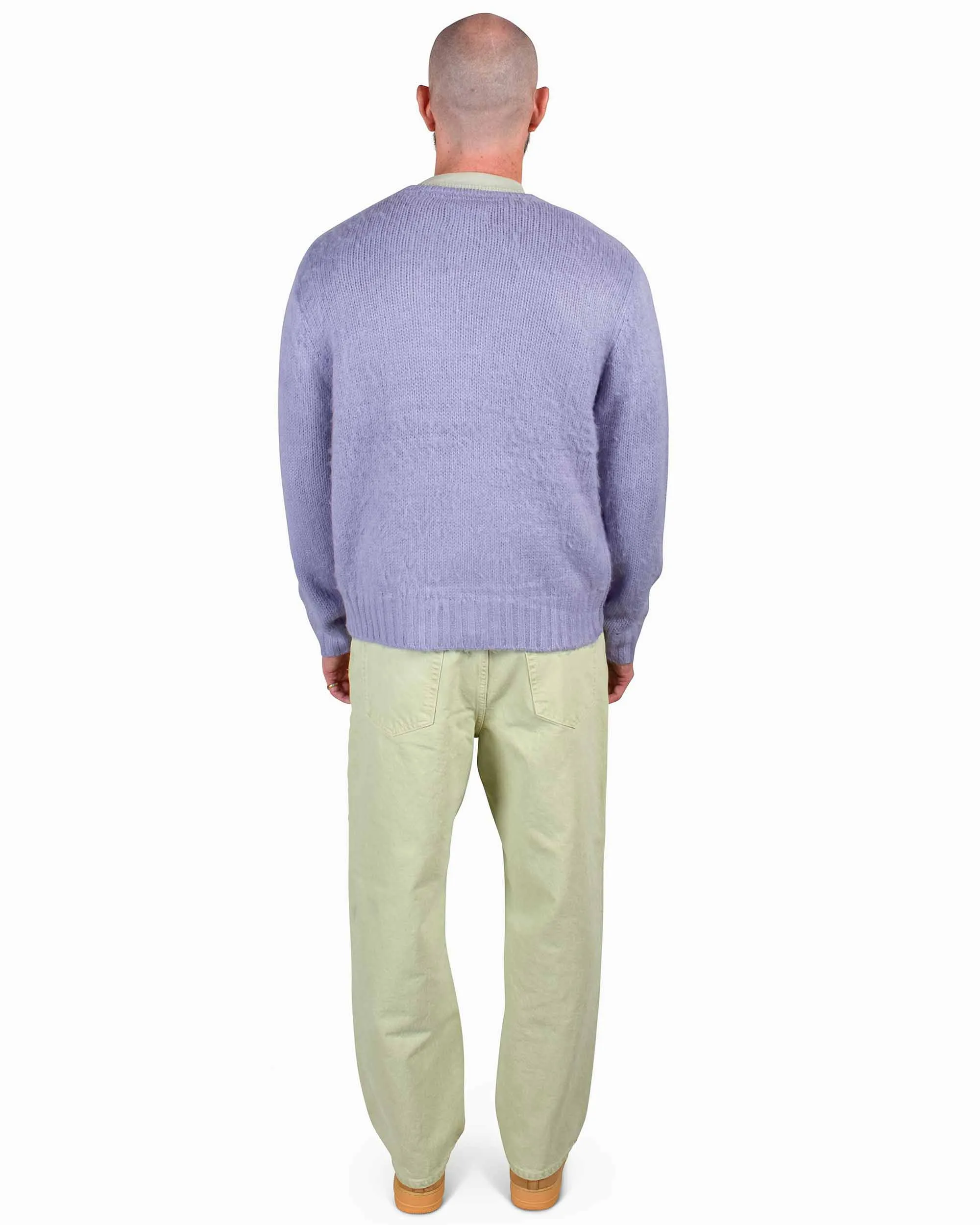 Stüssy Brushed Cardigan Lavender sold by Lost & Found product image thumbnail 3