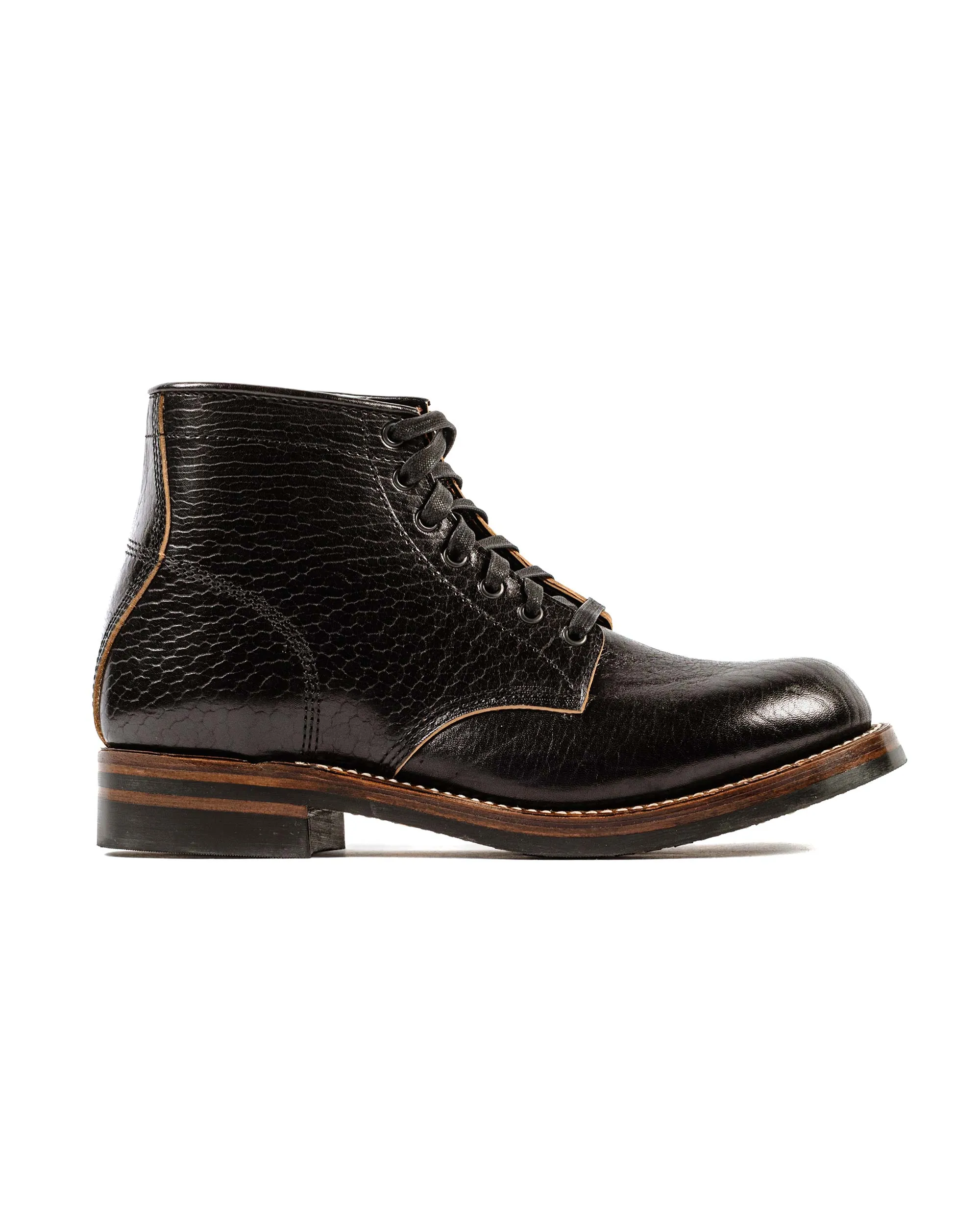 John Lofgren Bootmaker Ludlow Boots Shinki Hikaku Horsebutt Black sold by Lost & Found