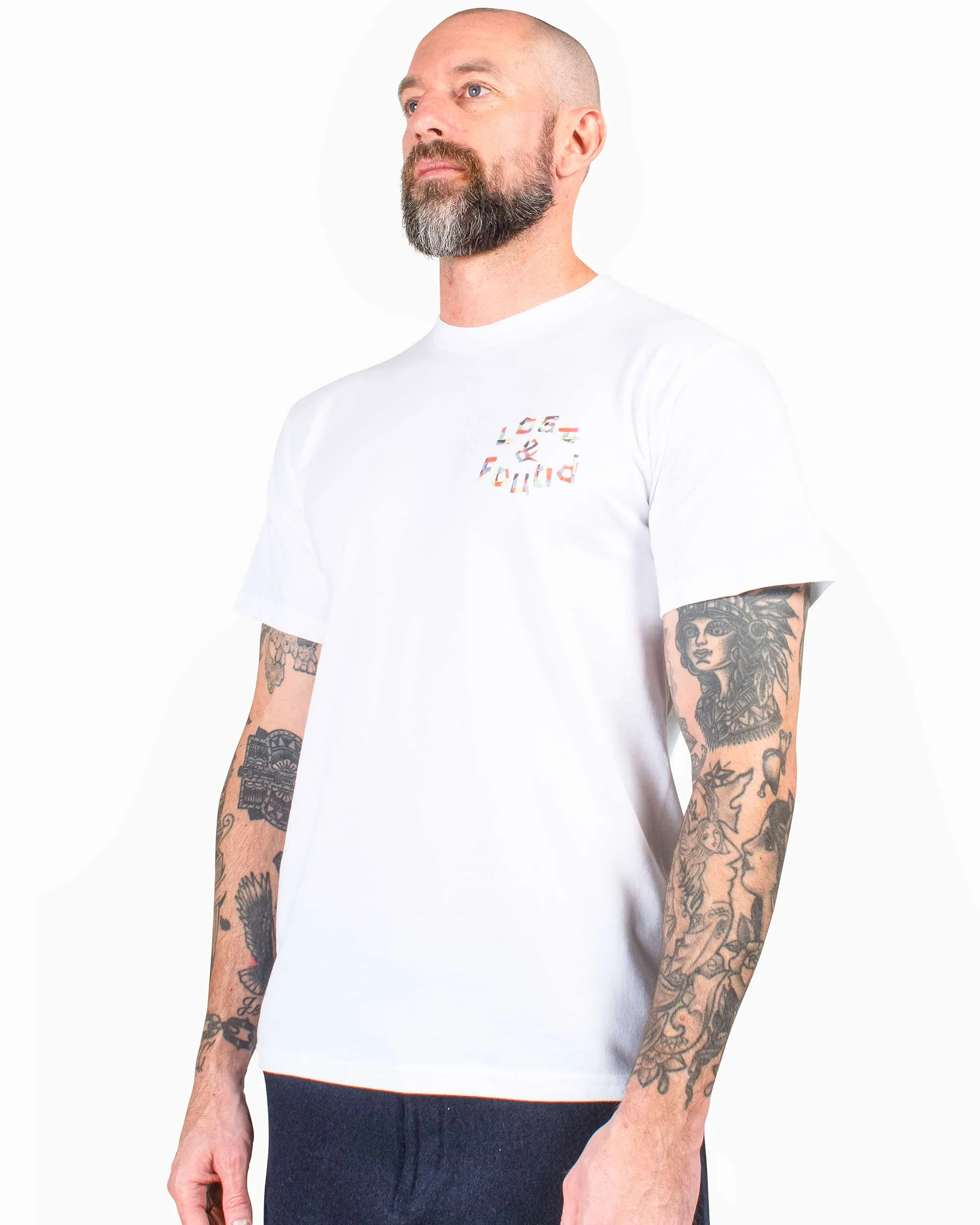 Lost & Found Artist Series 010: Joshua Advincula 'Construction Paper' Tee sold by Lost & Found product image thumbnail 4