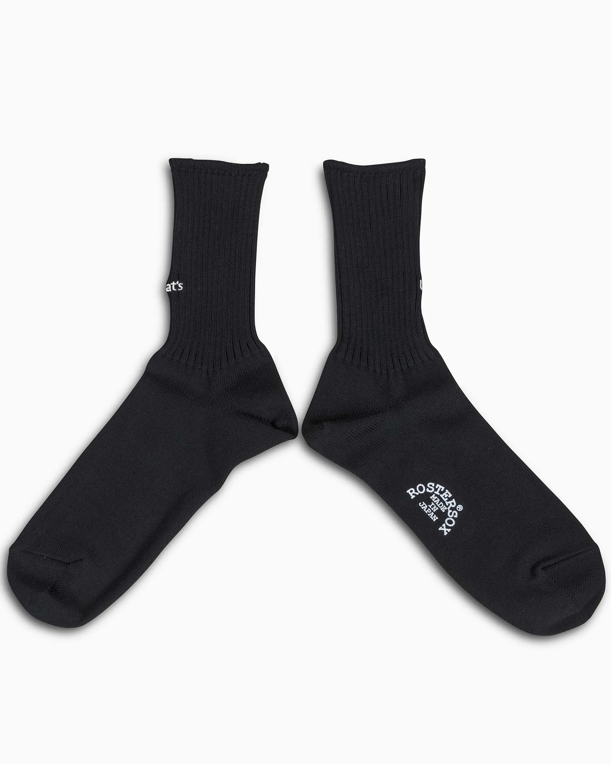 Rostersox What's Up Socks Black sold by Lost & Found