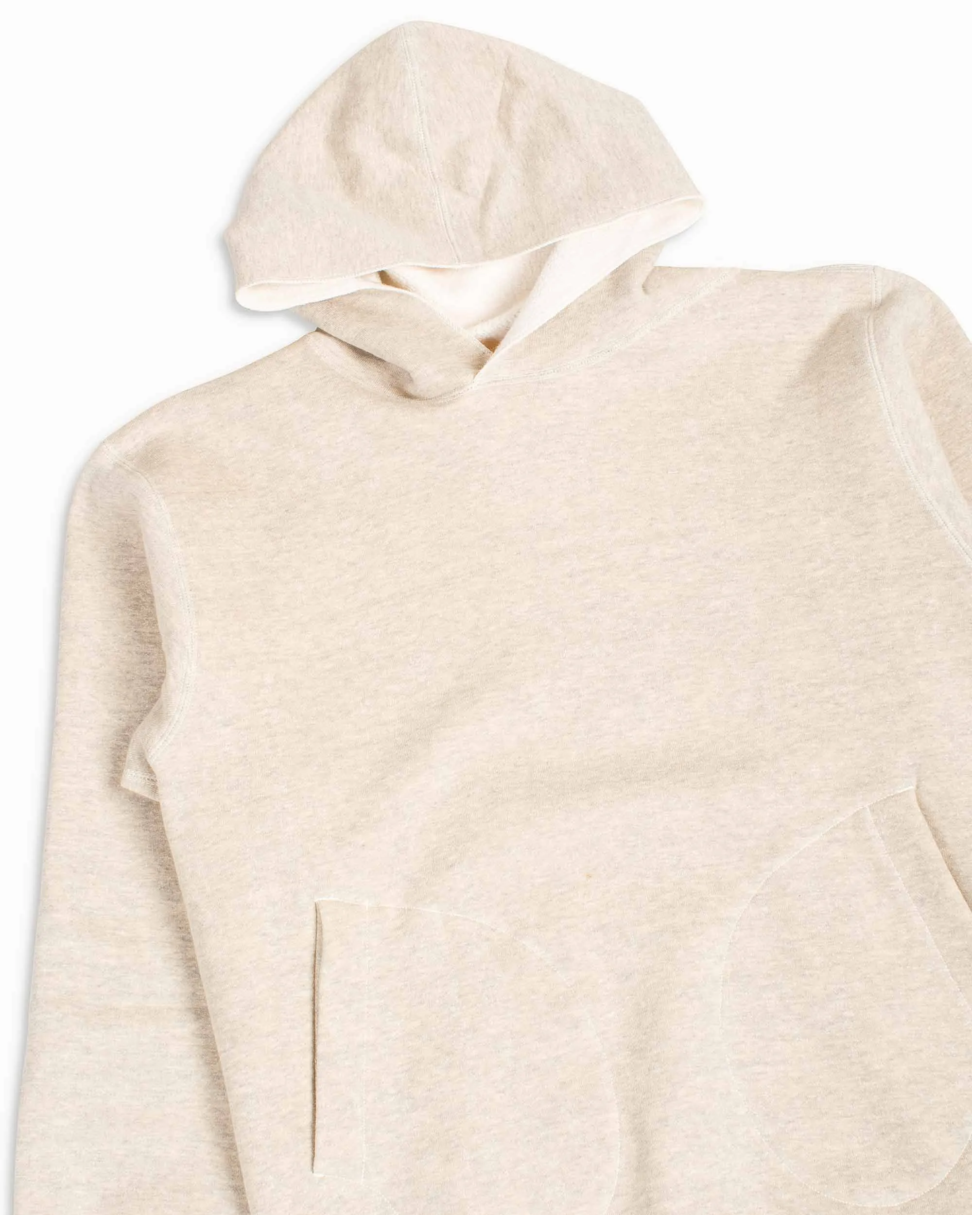 The Real McCoy’s MC22112 Boxing Glove Pocket Hooded Sweatshirt Oatmeal sold by Lost & Found product image thumbnail 5