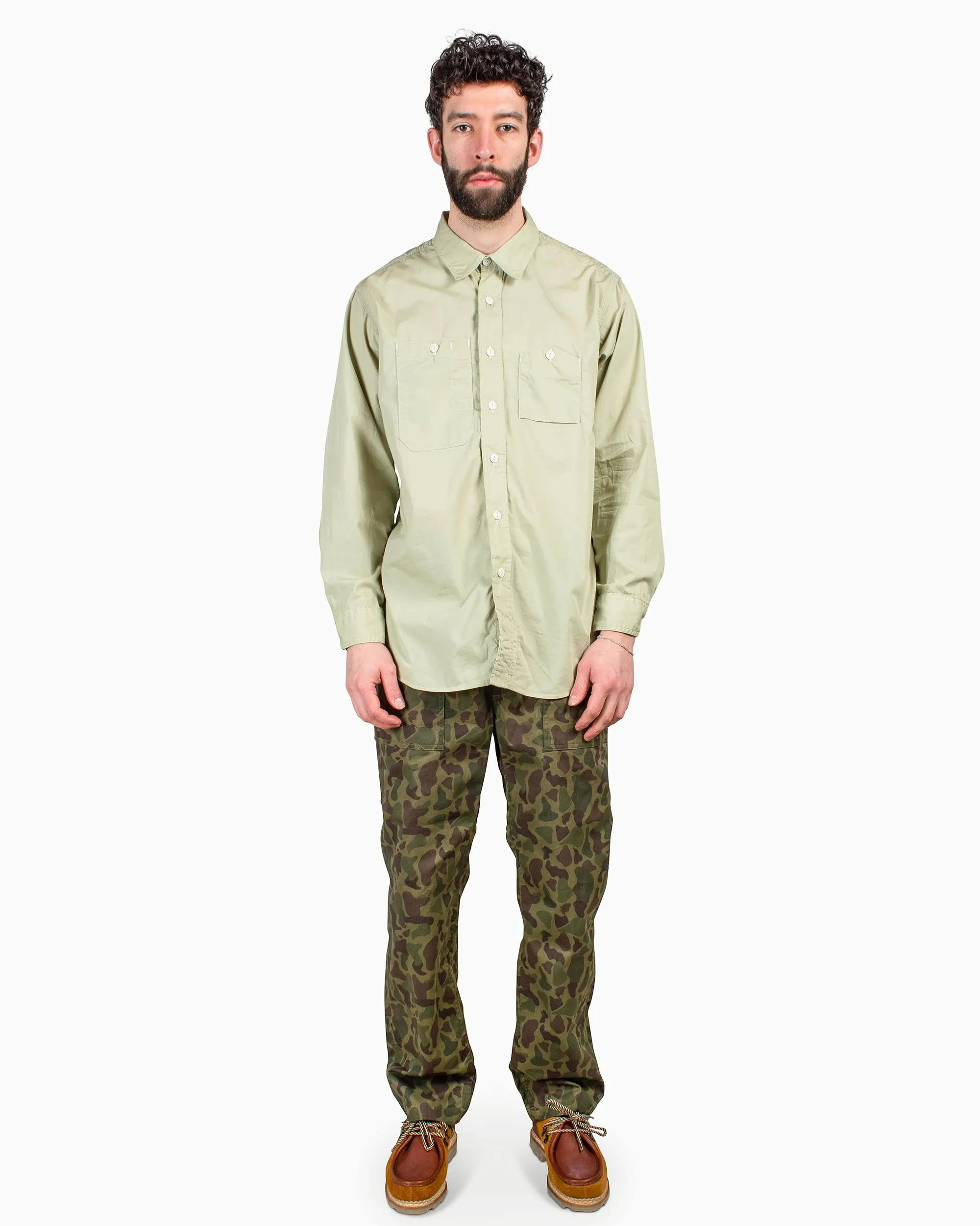 Engineered Garments Fatigue Pant Olive Camo 6.5oz. Flat Twill sold by Lost & Found product image thumbnail 2