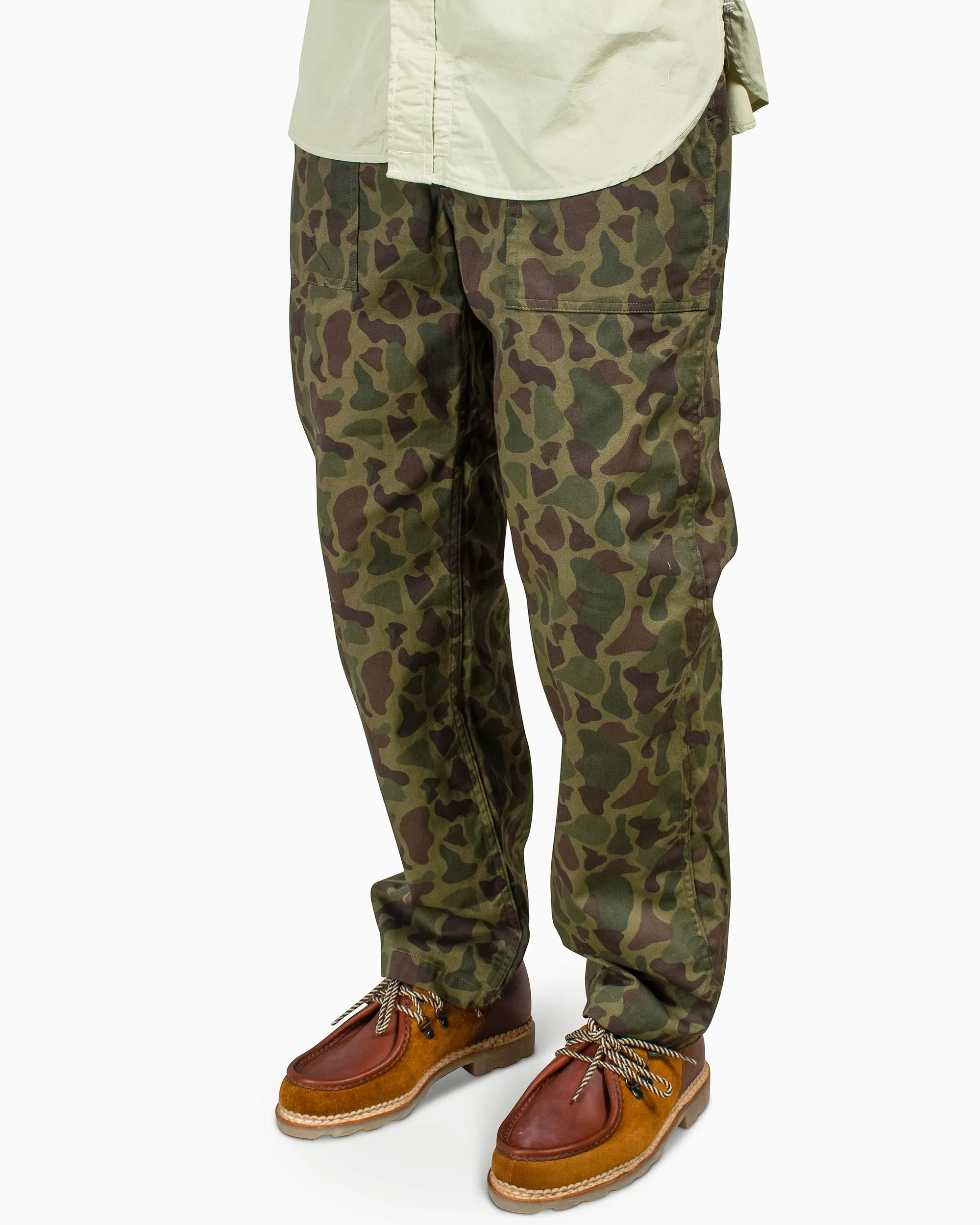Engineered Garments Fatigue Pant Olive Camo 6.5oz. Flat Twill sold by Lost & Found product image thumbnail 4
