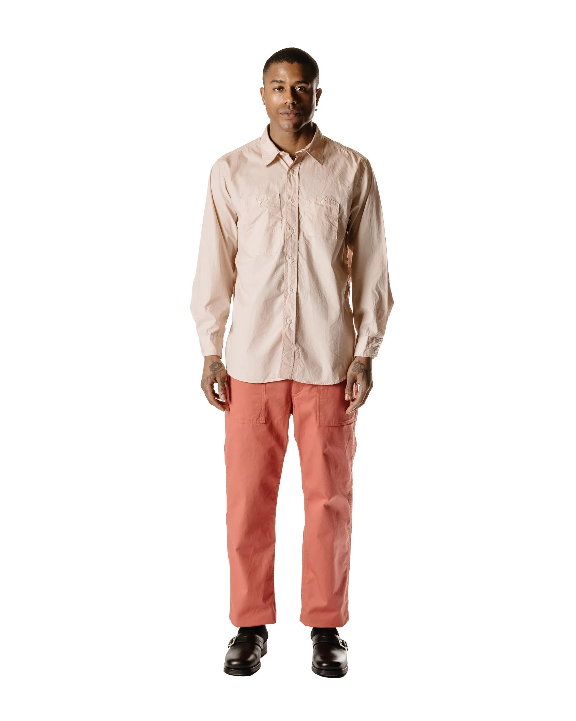 Engineered Garments Fatigue Pant Pink 6.5oz. Flat Twill sold by Lost & Found product image thumbnail 2