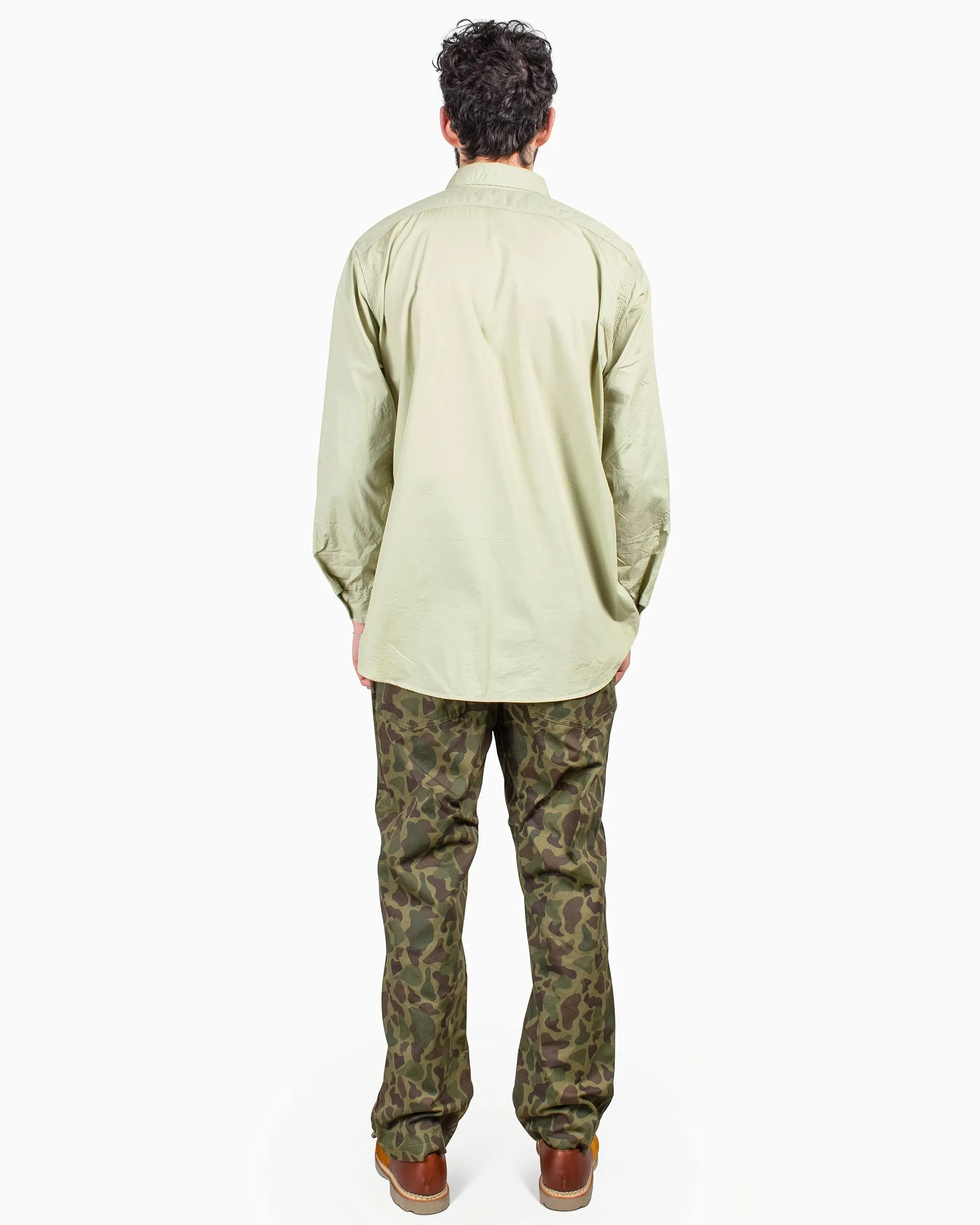 Engineered Garments Work Shirt Lime Superfine Poplin sold by Lost & Found product image thumbnail 3