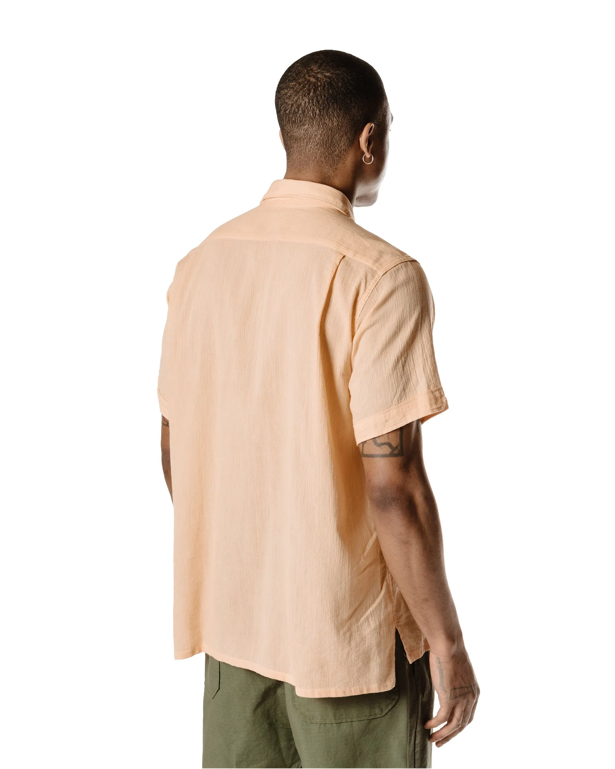 Engineered Garments Camp Shirt Coral Cotton Crepe sold by Lost & Found product image thumbnail 4