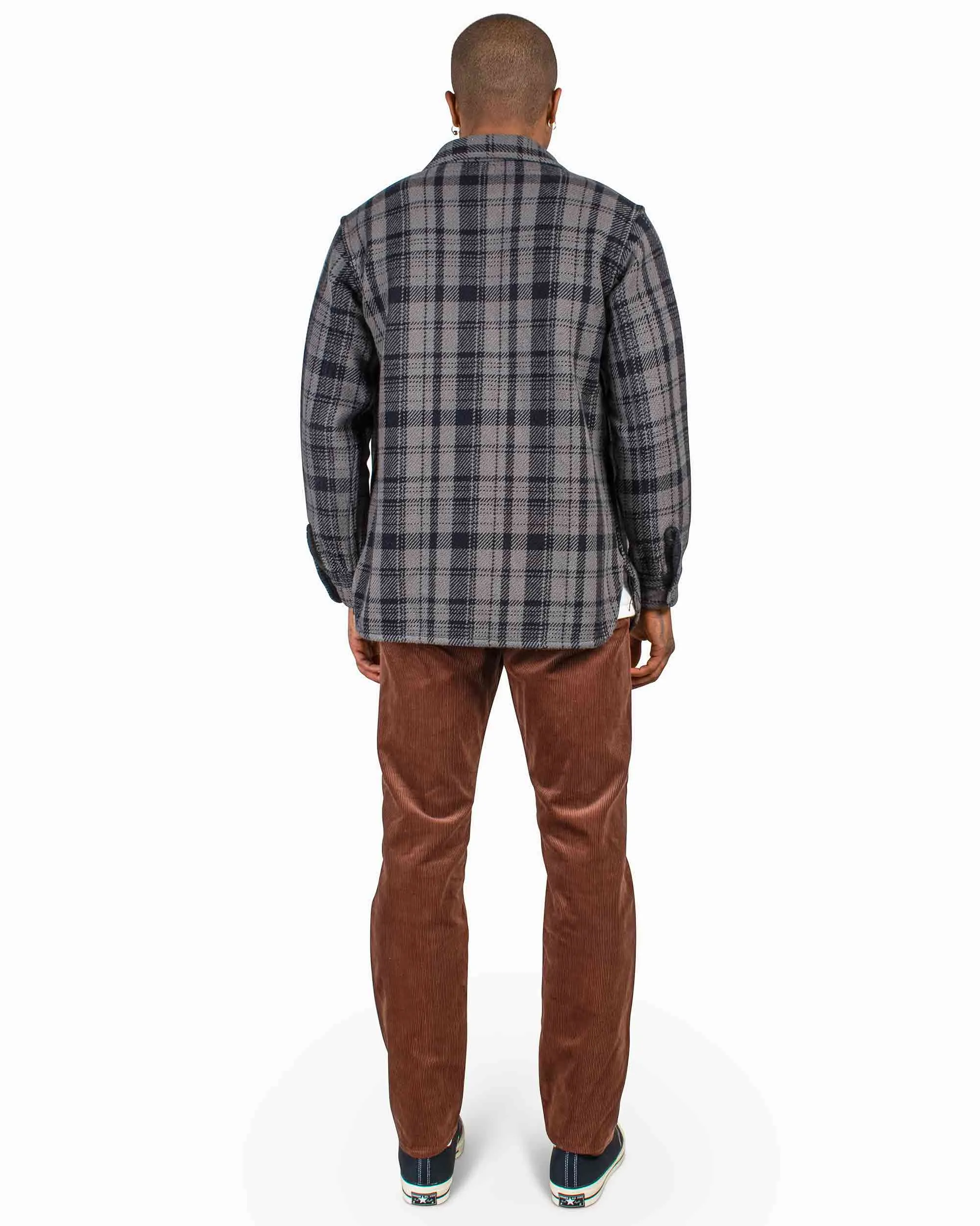 The Real McCoy's MS22101 8HU Heavy Weight Flannel Shirt Grey sold by Lost & Found product image thumbnail 3