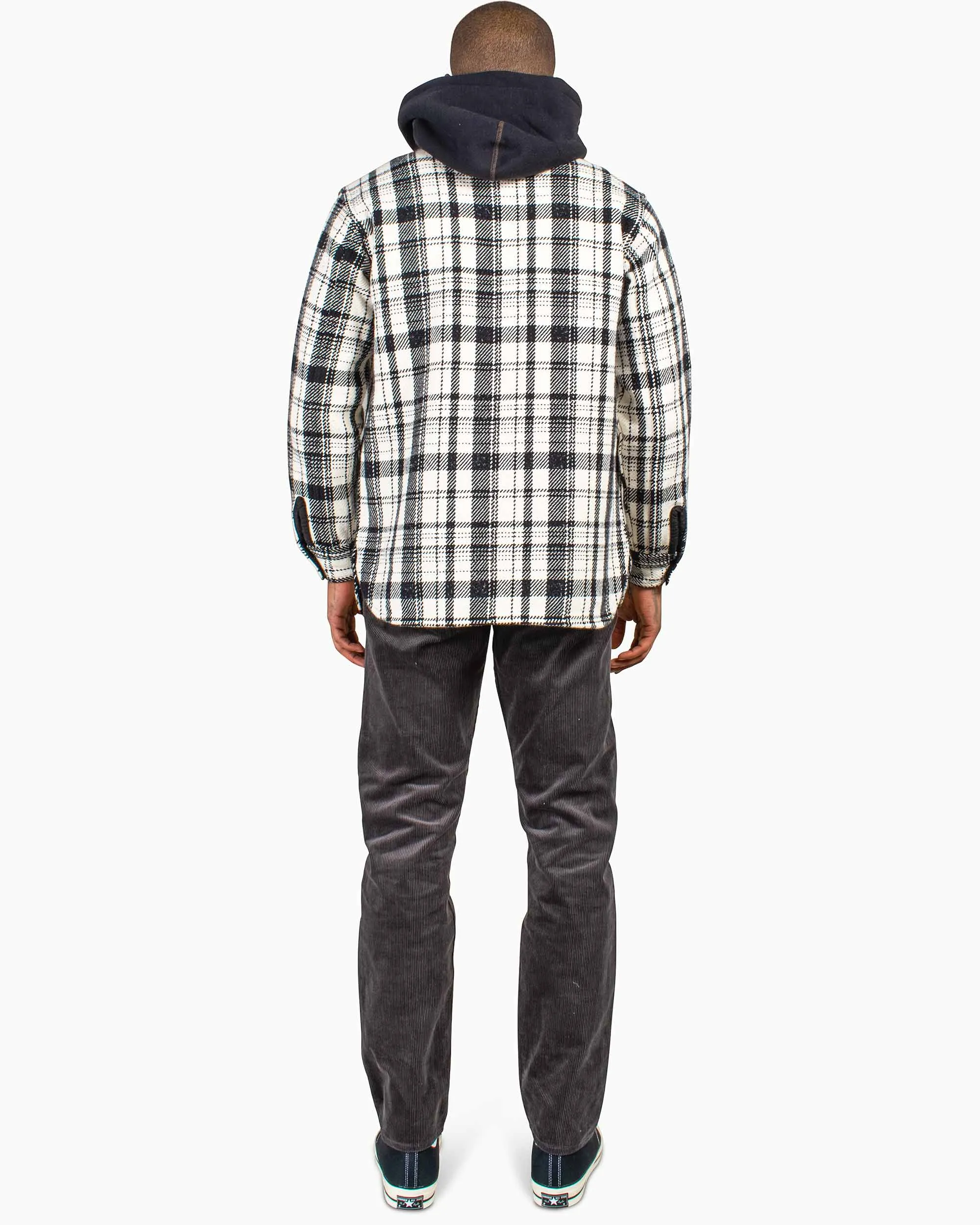 The Real McCoy's MS22101 8HU Heavy Weight Flannel Shirt White sold by Lost & Found product image thumbnail 3