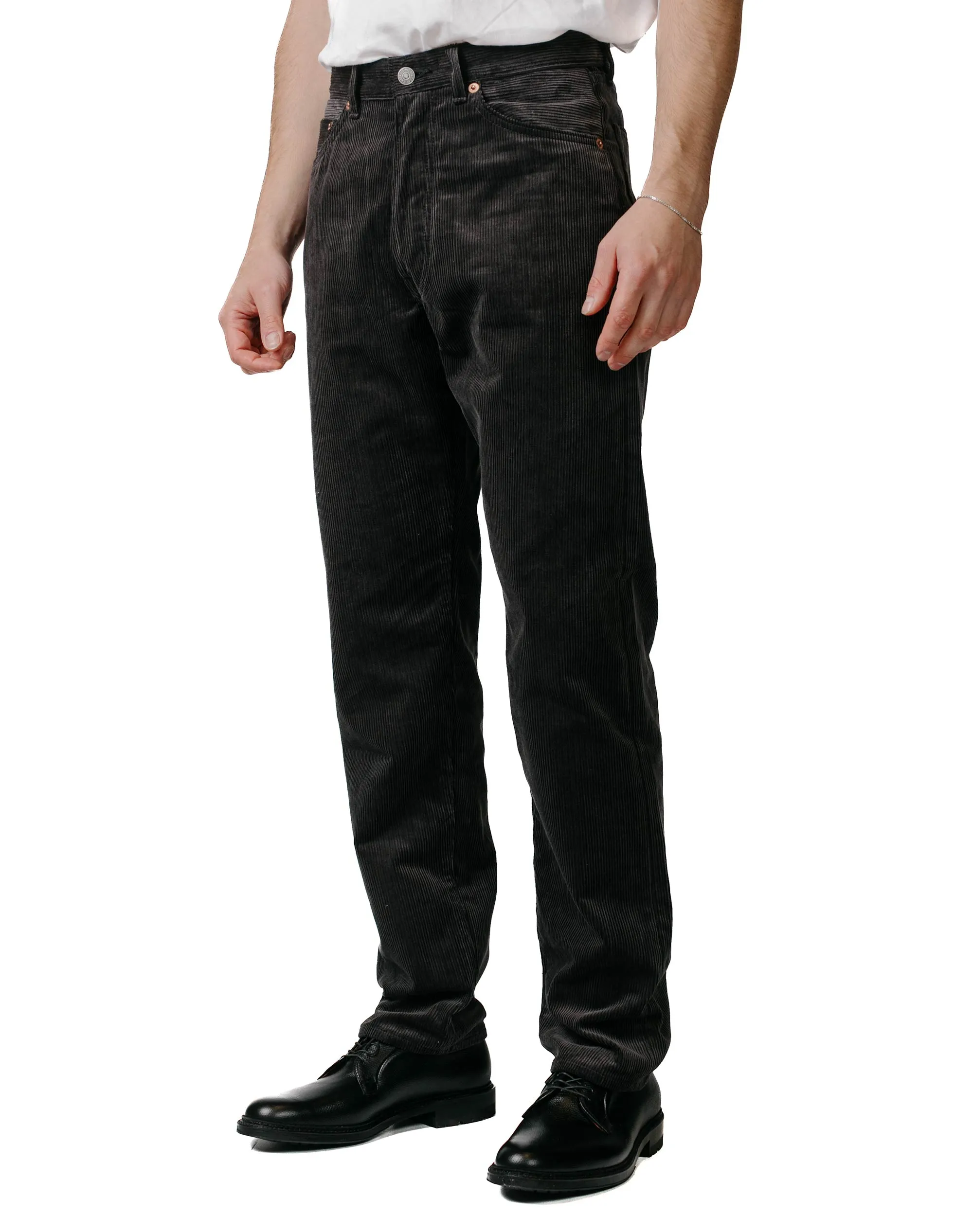 The Real McCoy's MP22107 Corduroy Trousers Lot.906 Charcoal sold by Lost & Found product image thumbnail 2