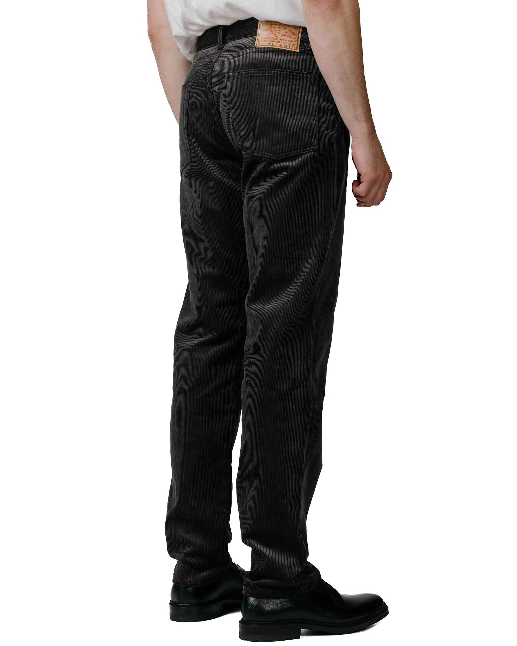 The Real McCoy's MP22107 Corduroy Trousers Lot.906 Charcoal sold by Lost & Found product image thumbnail 3