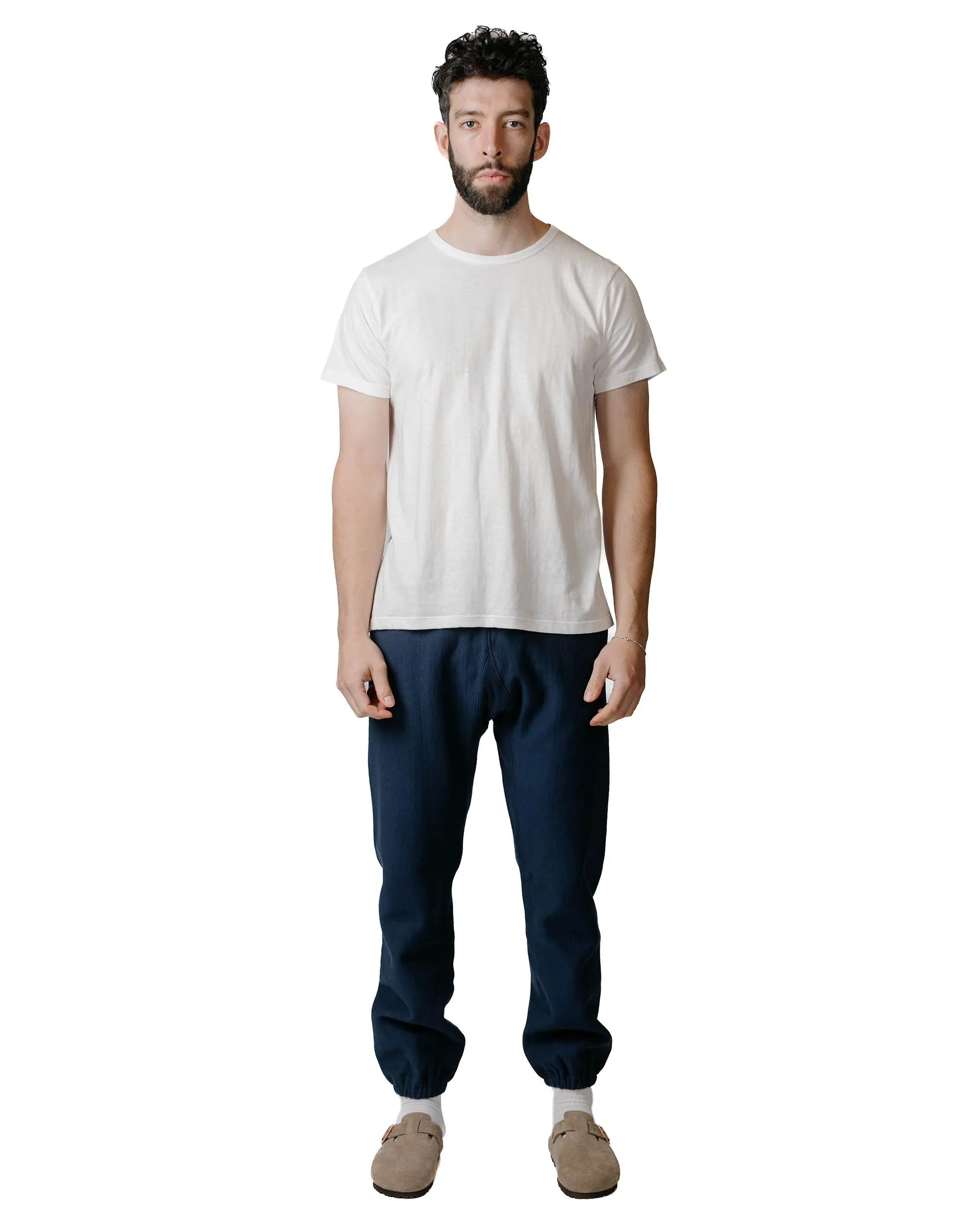 The Real McCoy's MC20115 Heavyweight Sweatpants Navy sold by Lost & Found product image thumbnail 4