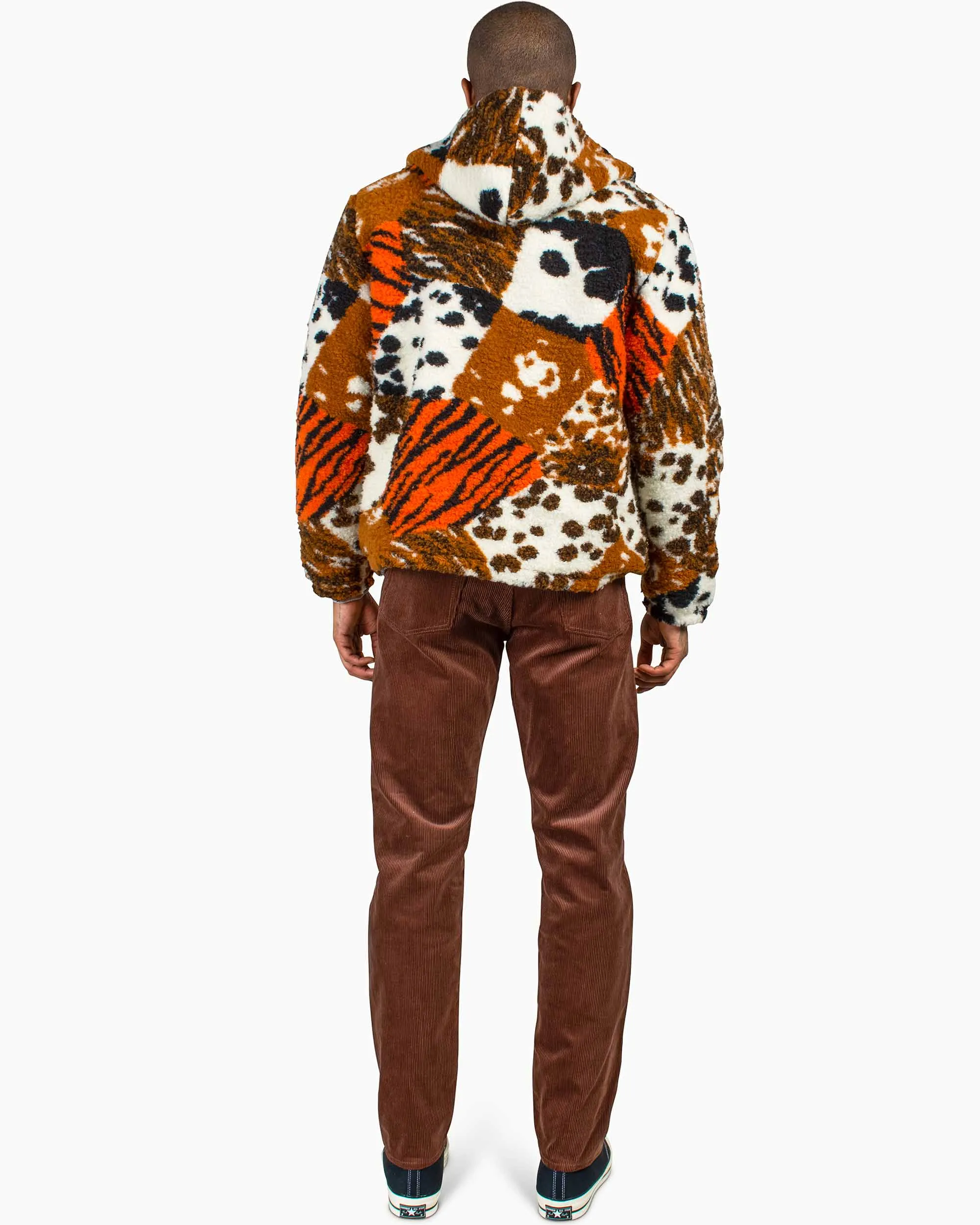 The Real McCoy's MJ22128 Multi Panel Animal Fur Parka Beige sold by Lost & Found product image thumbnail 3