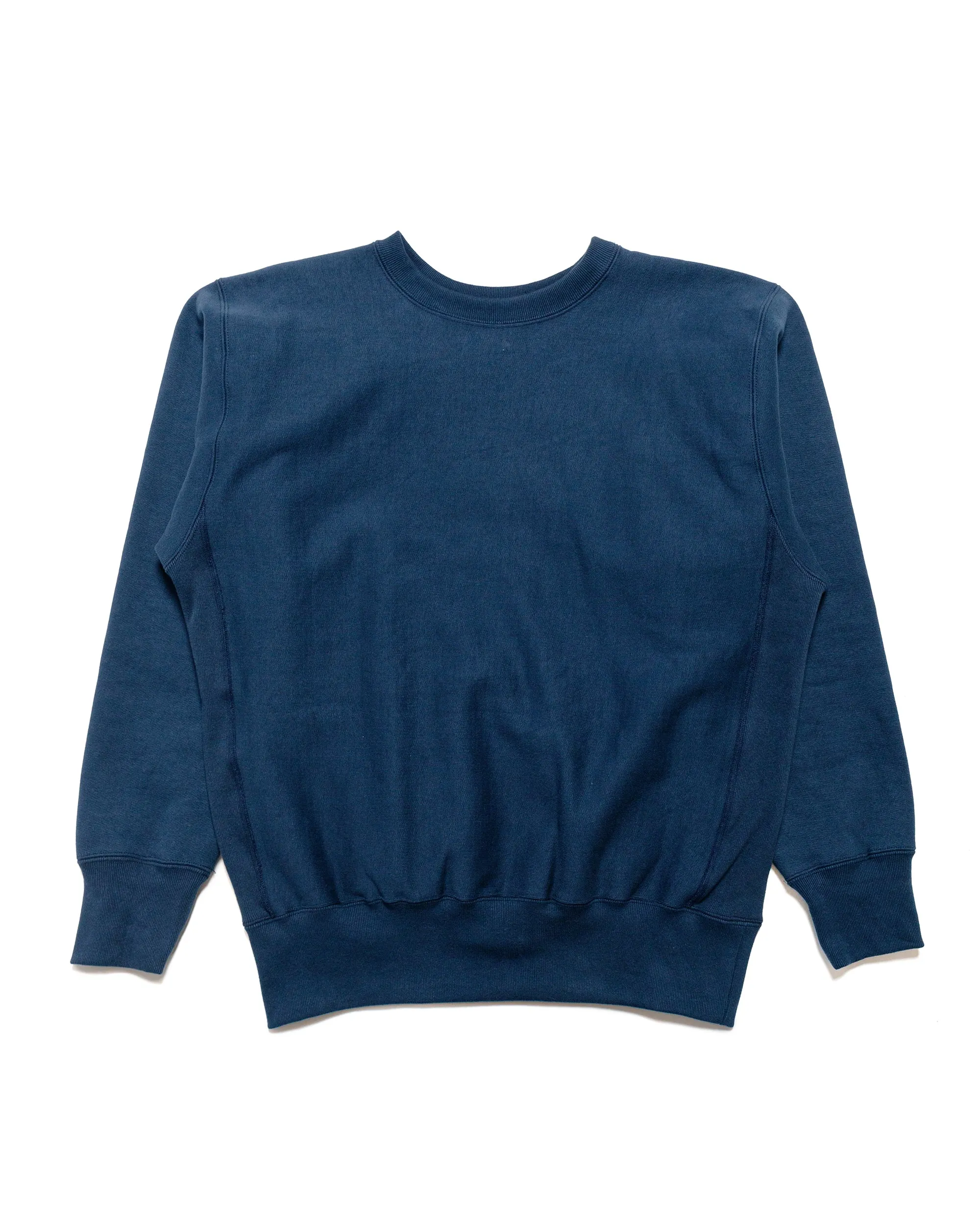 The Real McCoy's MC20114 Heavyweight Crewneck Sweatshirt Navy sold by Lost & Found