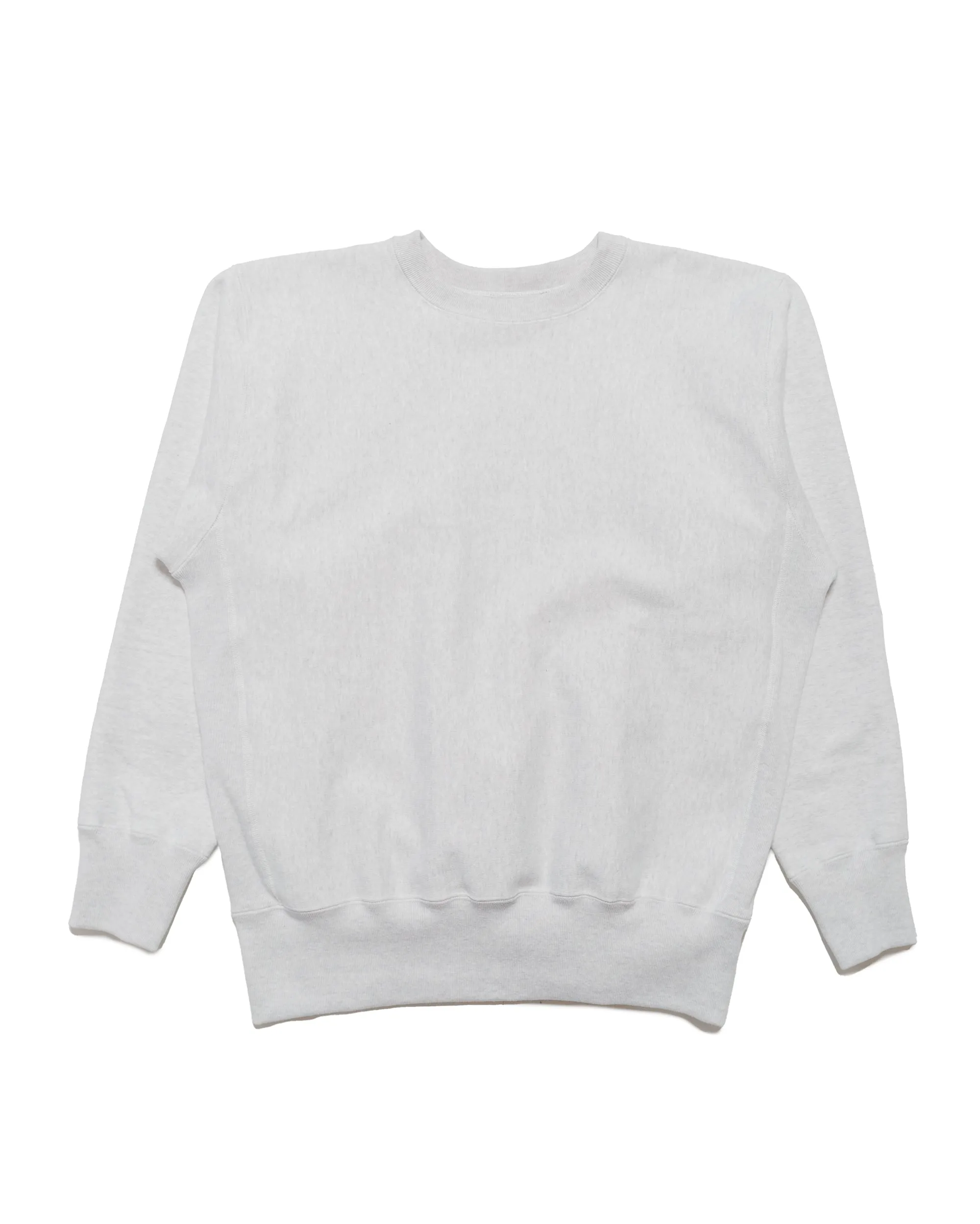 The Real McCoy's MC20114 Heavyweight Crewneck Sweatshirt Silver Grey sold by Lost & Found