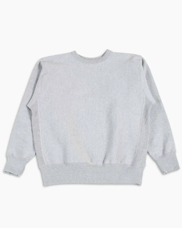 The Real McCoy's MC20114 Heavyweight Crewneck Sweatshirt Medium Grey sold by Lost & Found