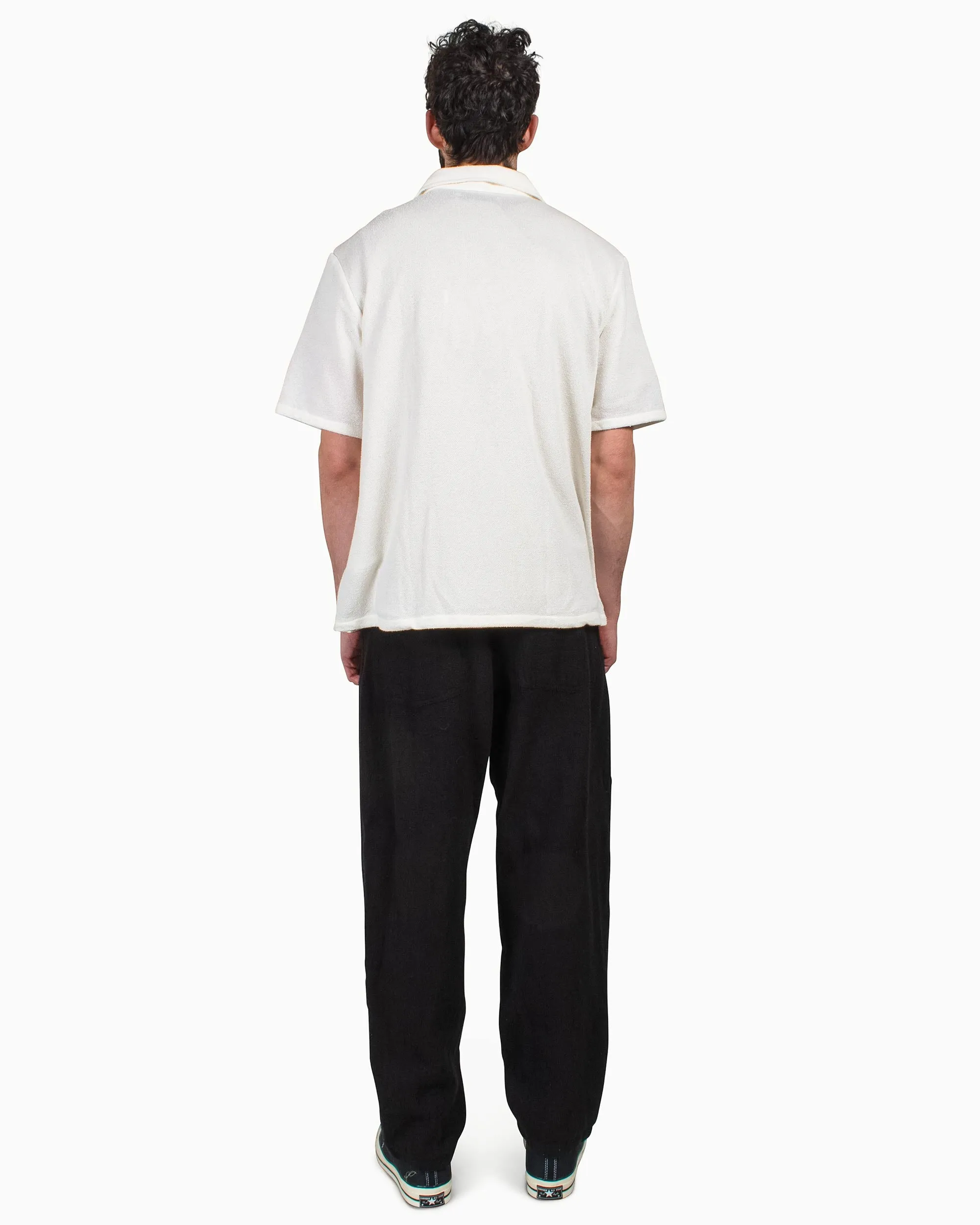 Comme des Garçons SHIRT Boiled Wool Pants Black sold by Lost & Found product image thumbnail 3