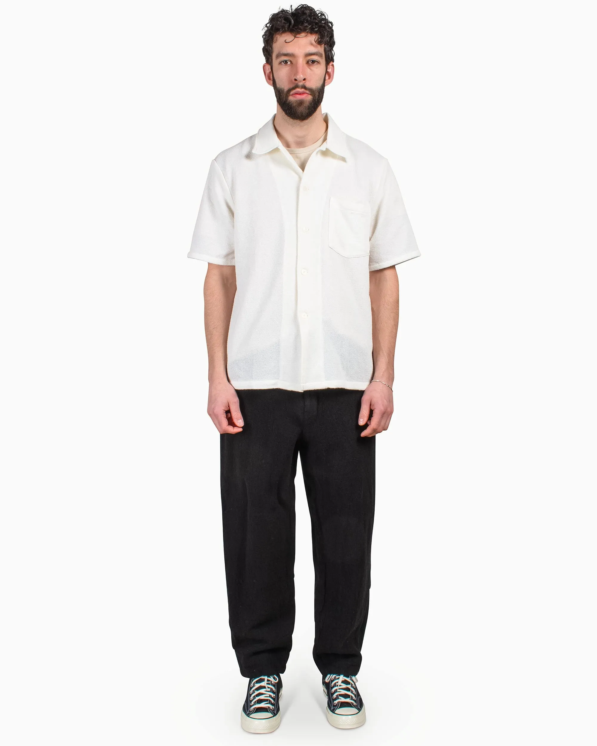 Comme des Garçons SHIRT Boiled Wool Pants Black sold by Lost & Found product image thumbnail 2