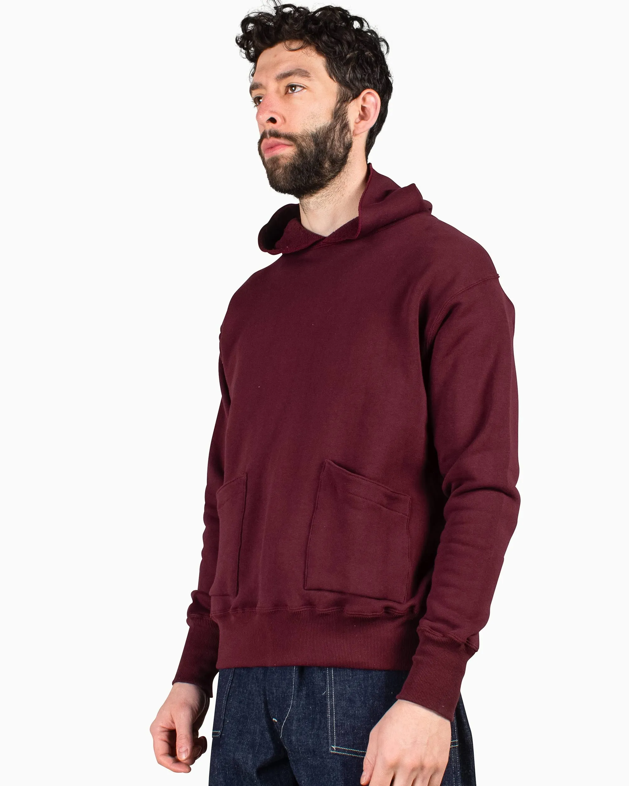 Warehouse Lot. 453 Separate Pocket Set In Hoodie Bordeaux sold by Lost & Found product image thumbnail 4