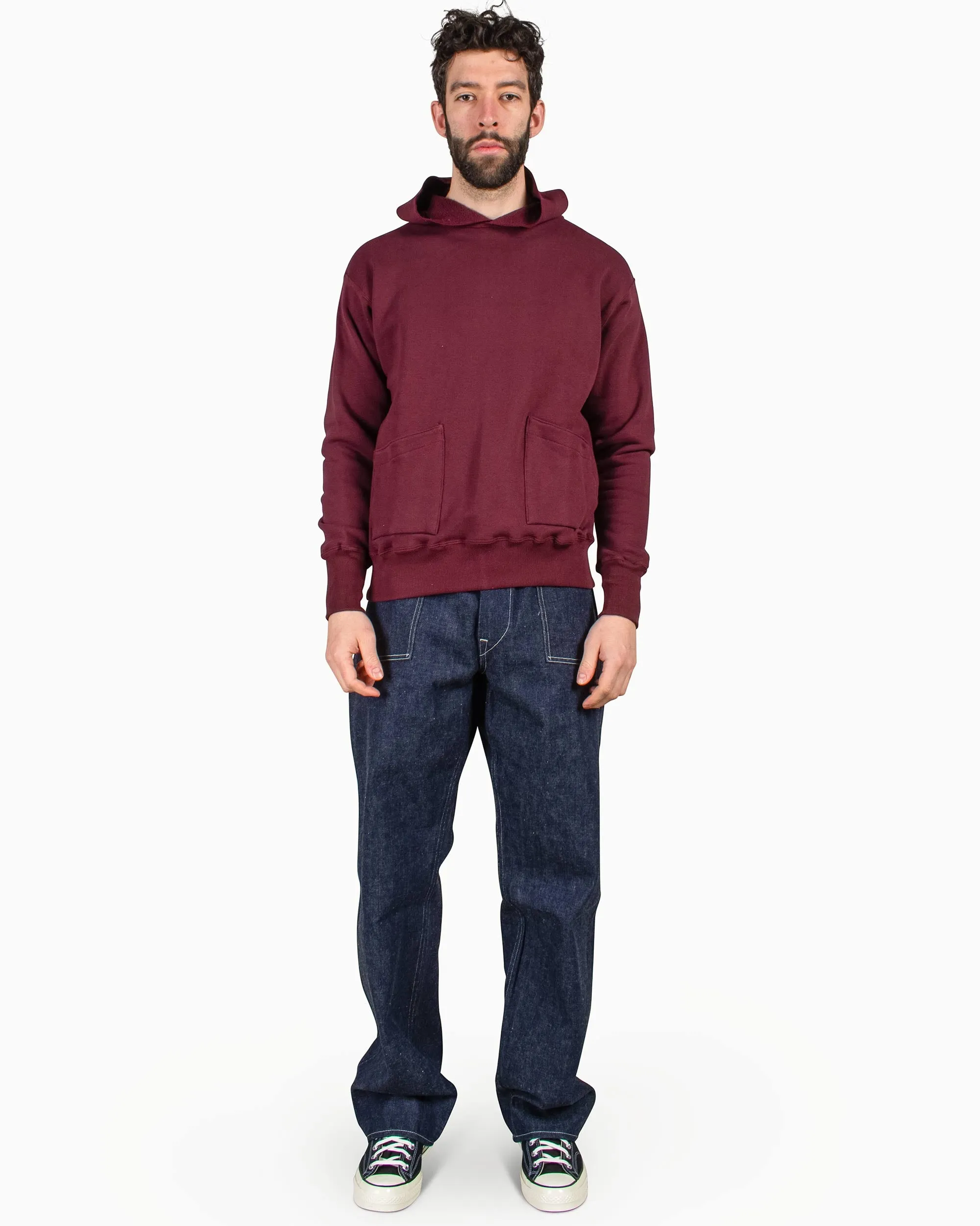 Warehouse Lot. 453 Separate Pocket Set In Hoodie Bordeaux sold by Lost & Found product image thumbnail 2