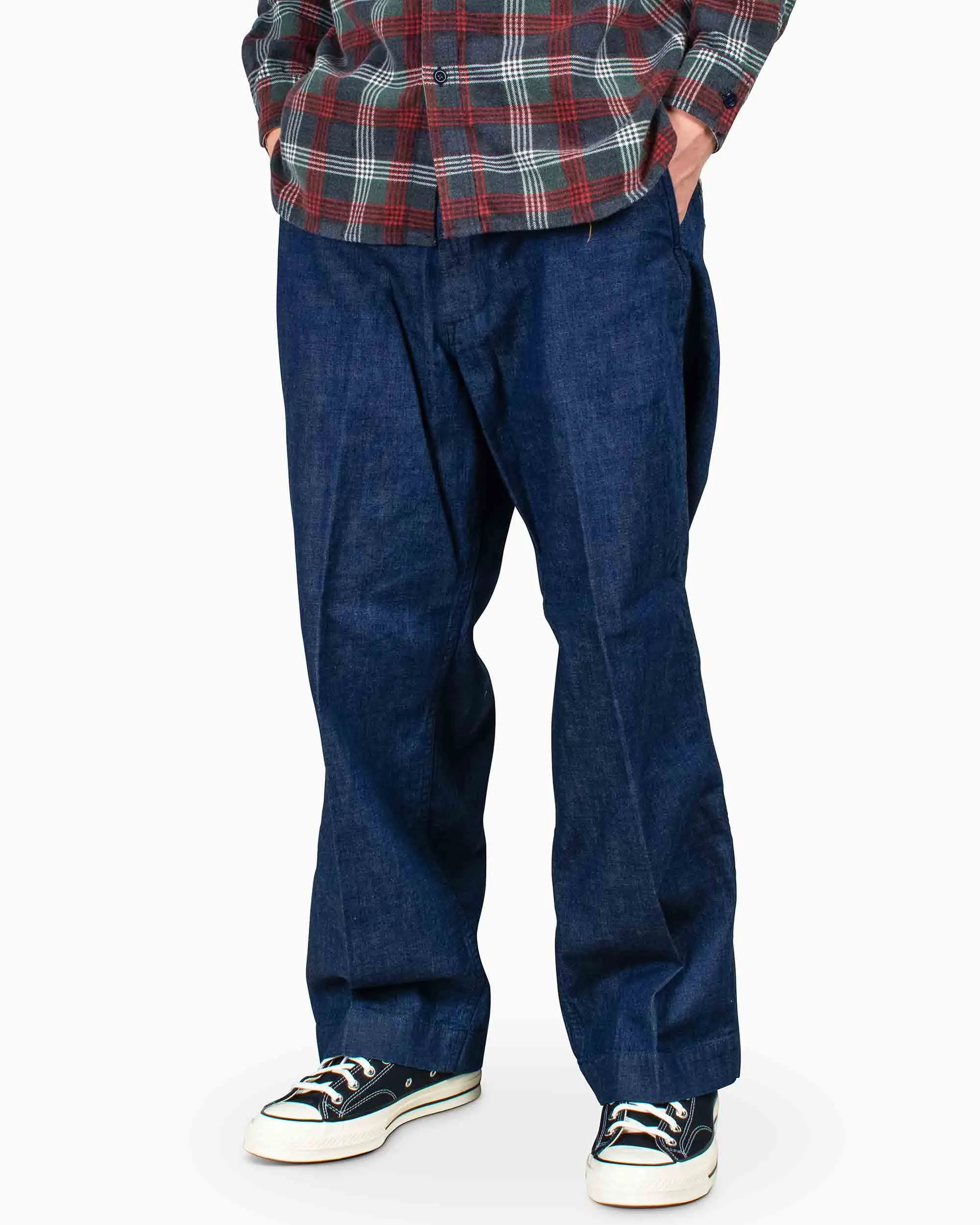 Beams Plus MIL Trousers Denim Indigo sold by Lost & Found product image thumbnail 4