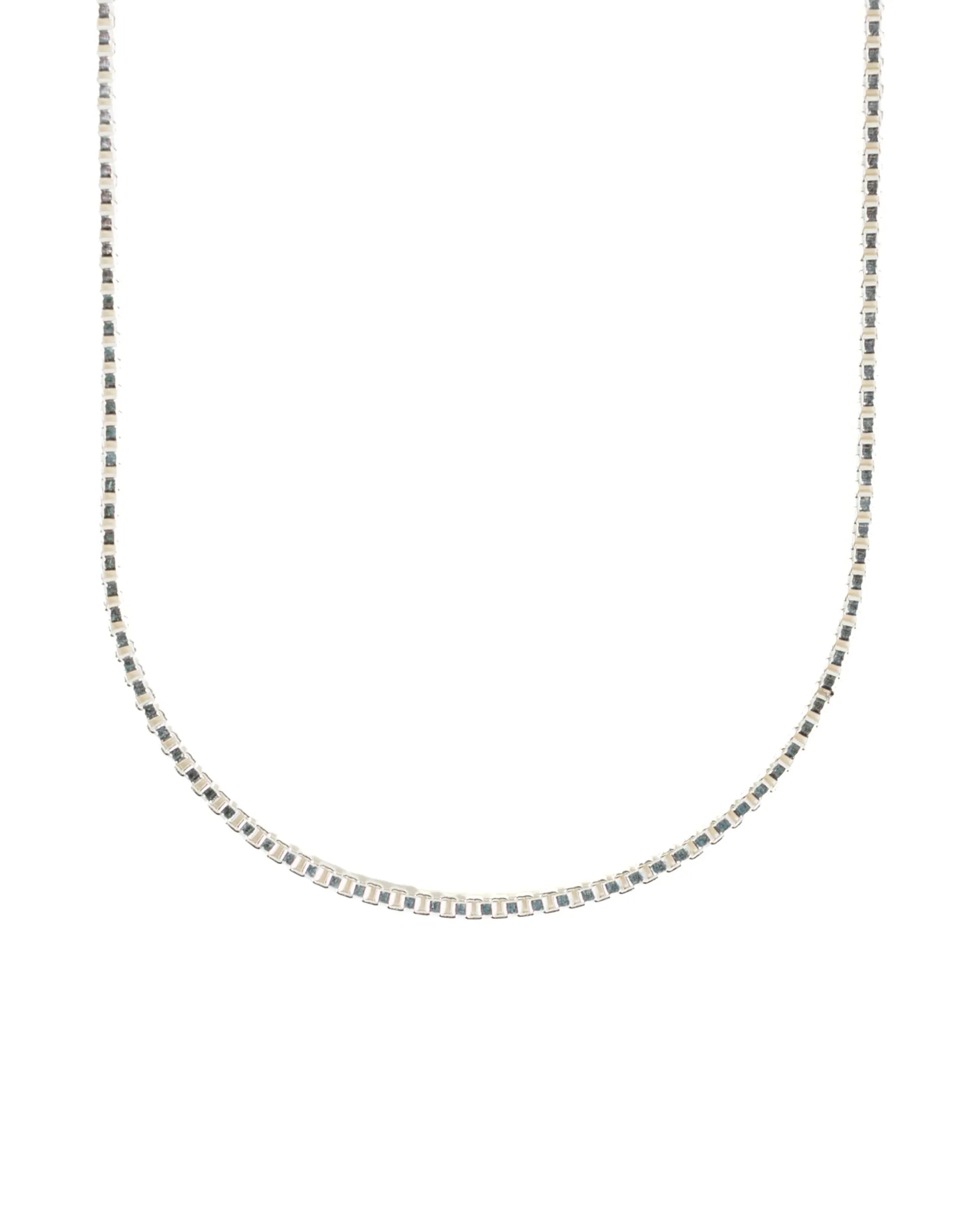 Lost & Found Box Link Necklace 20" sold by Lost & Found
