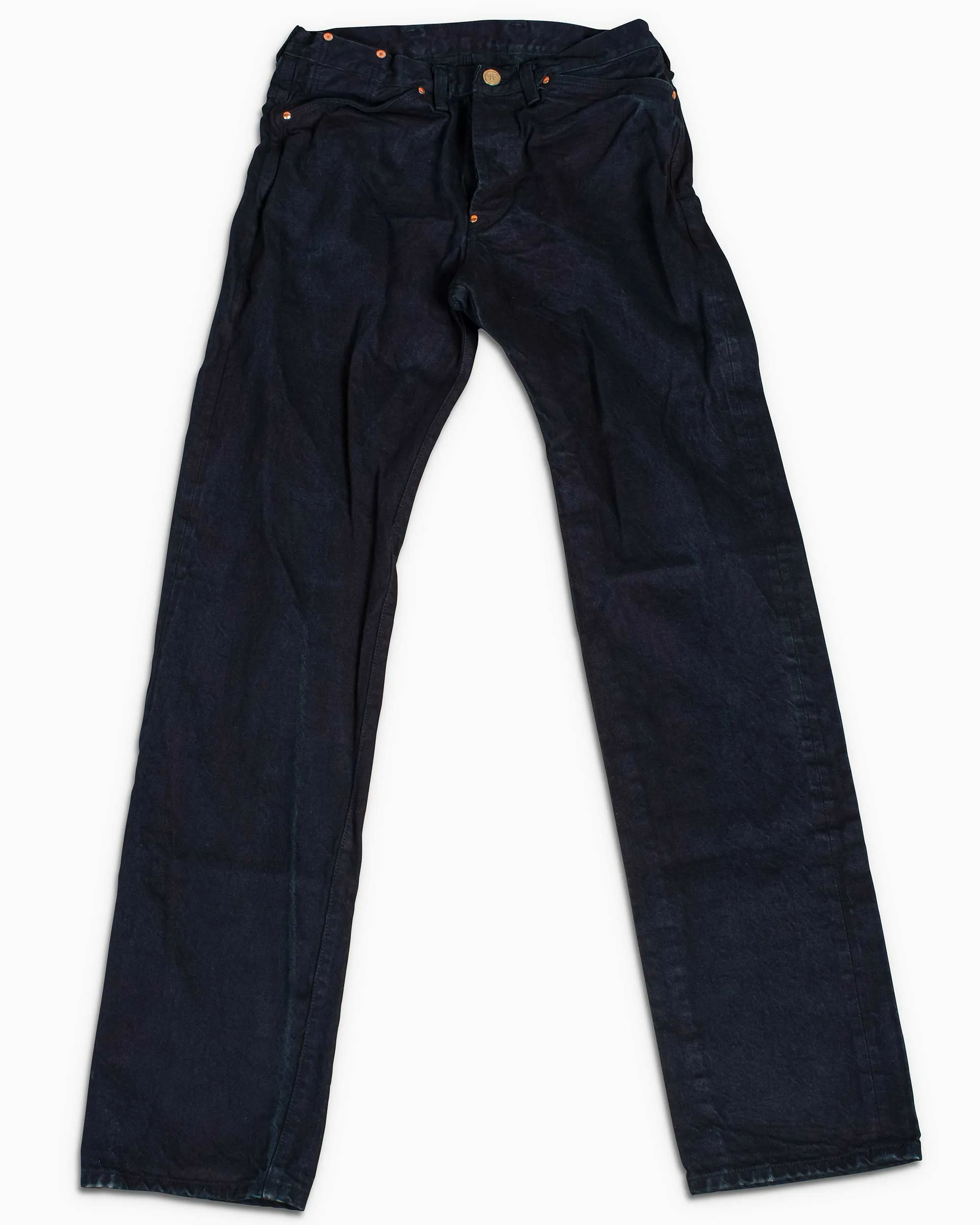 Tender Type 125 High Straight Jeans 16oz Selvage Denim Hadal Green sold by Lost & Found