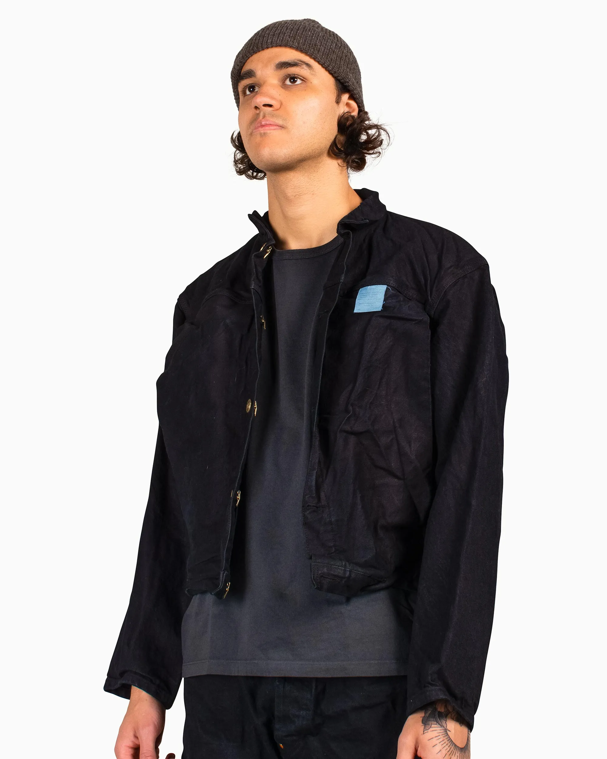 Tender Type 901 Pleat Pocket Jeans Jacket 16oz Selvage Denim Hadal Green sold by Lost & Found product image thumbnail 4
