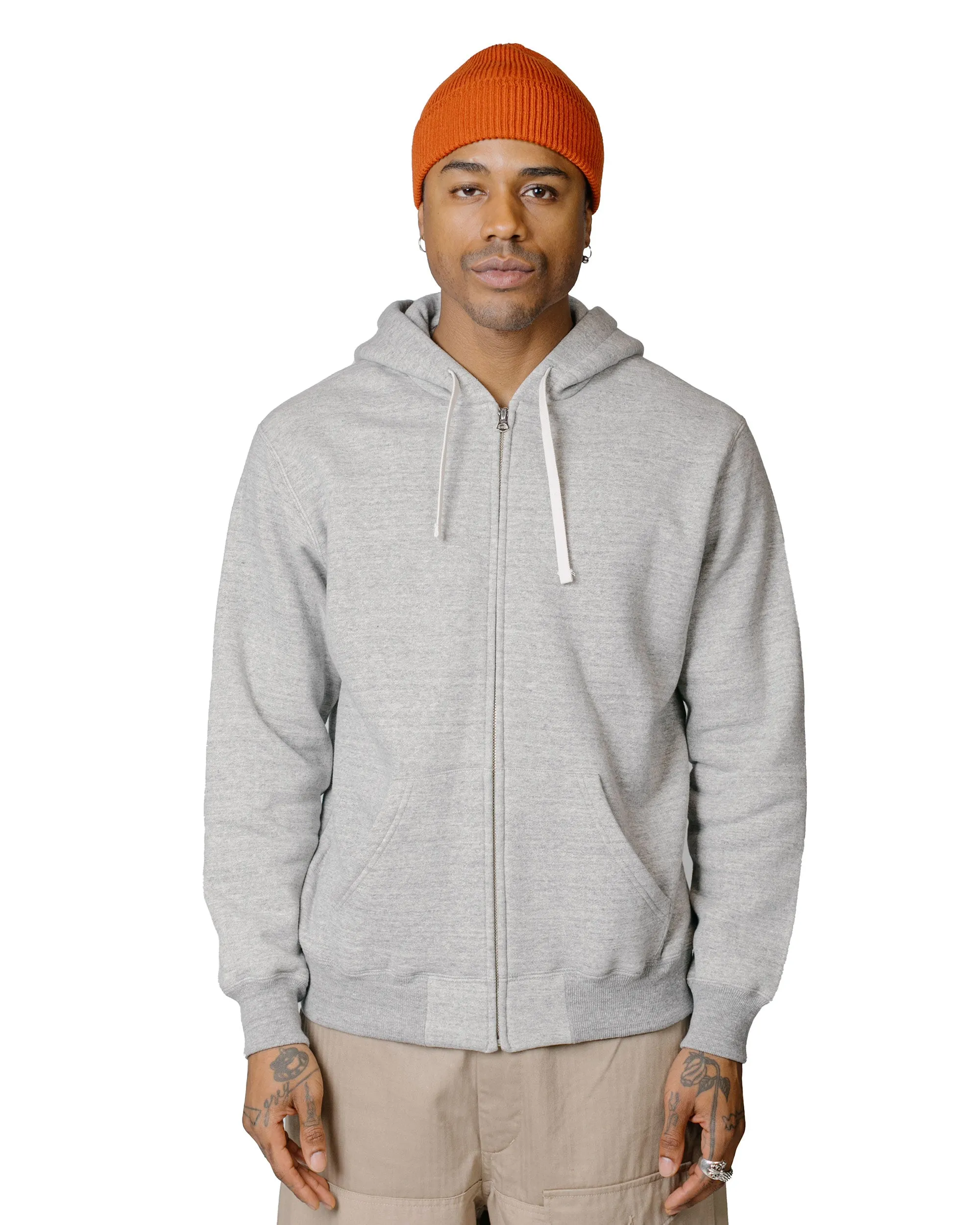 The Real McCoy's MC19125 10 oz. Loopwheel F/Z Parka Grey sold by Lost & Found product image thumbnail 2