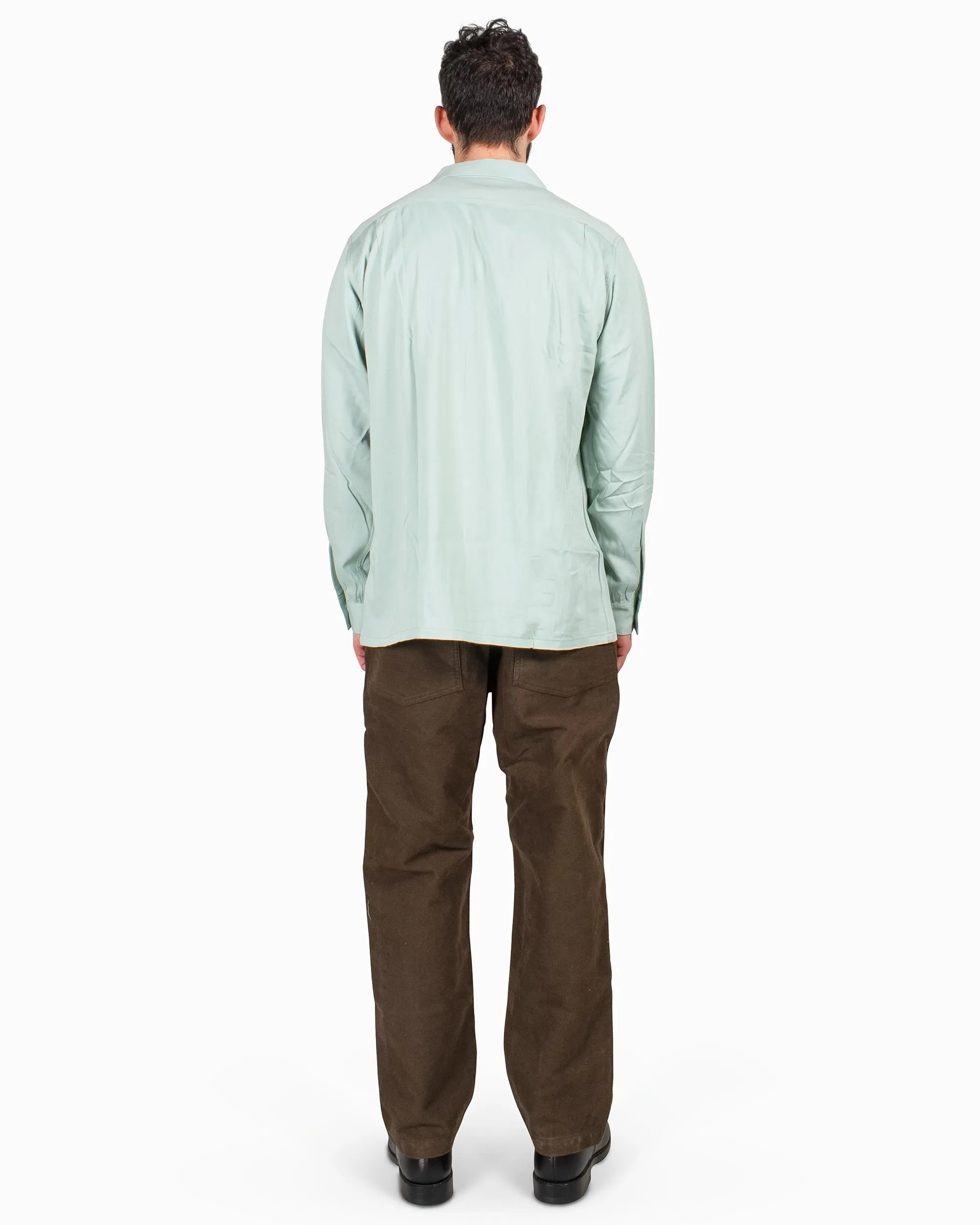 The Real McCoy's MS22004 Open Collar Rayon Shirt Mint sold by Lost & Found product image thumbnail 3