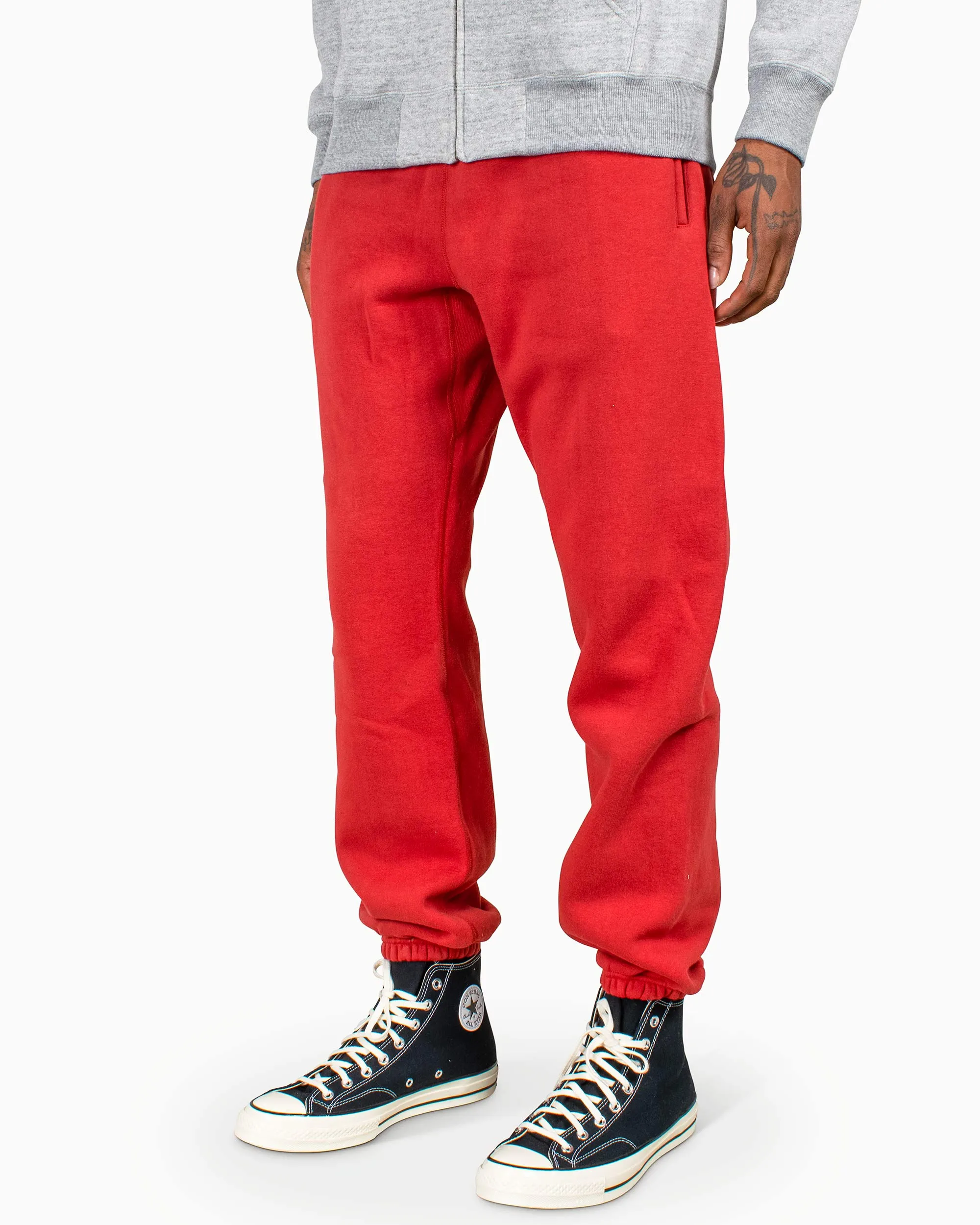 The Real McCoy's MC18118 10 oz. Loopwheel Sweatpants Cherry sold by Lost & Found product image thumbnail 4