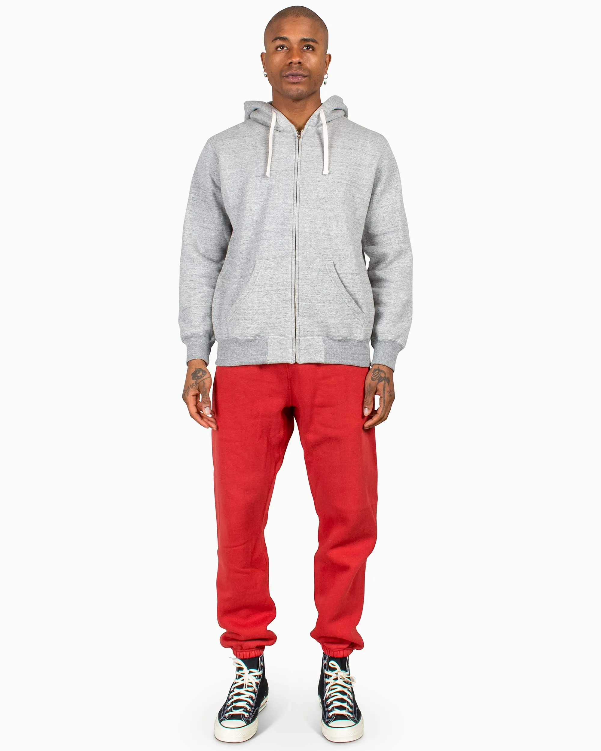 The Real McCoy's MC18118 10 oz. Loopwheel Sweatpants Cherry sold by Lost & Found product image thumbnail 2