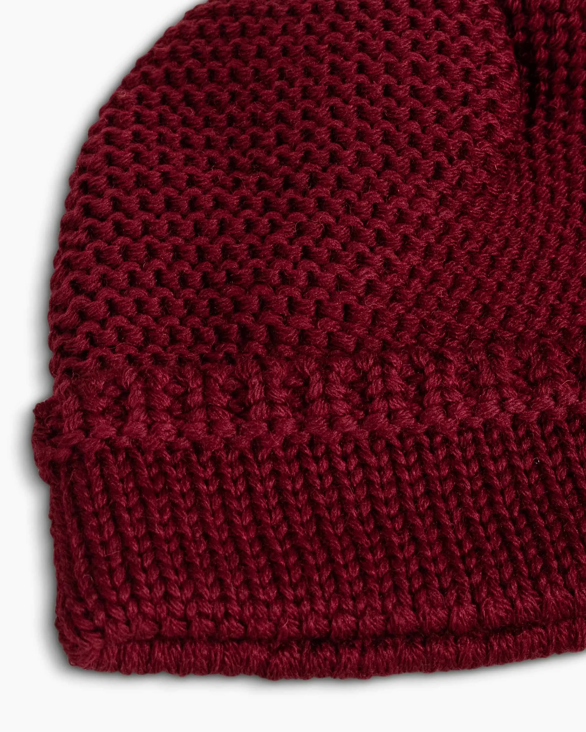 The Real McCoy's MA22109 Fisherman's Knit Cap Maroon sold by Lost & Found product image thumbnail 2