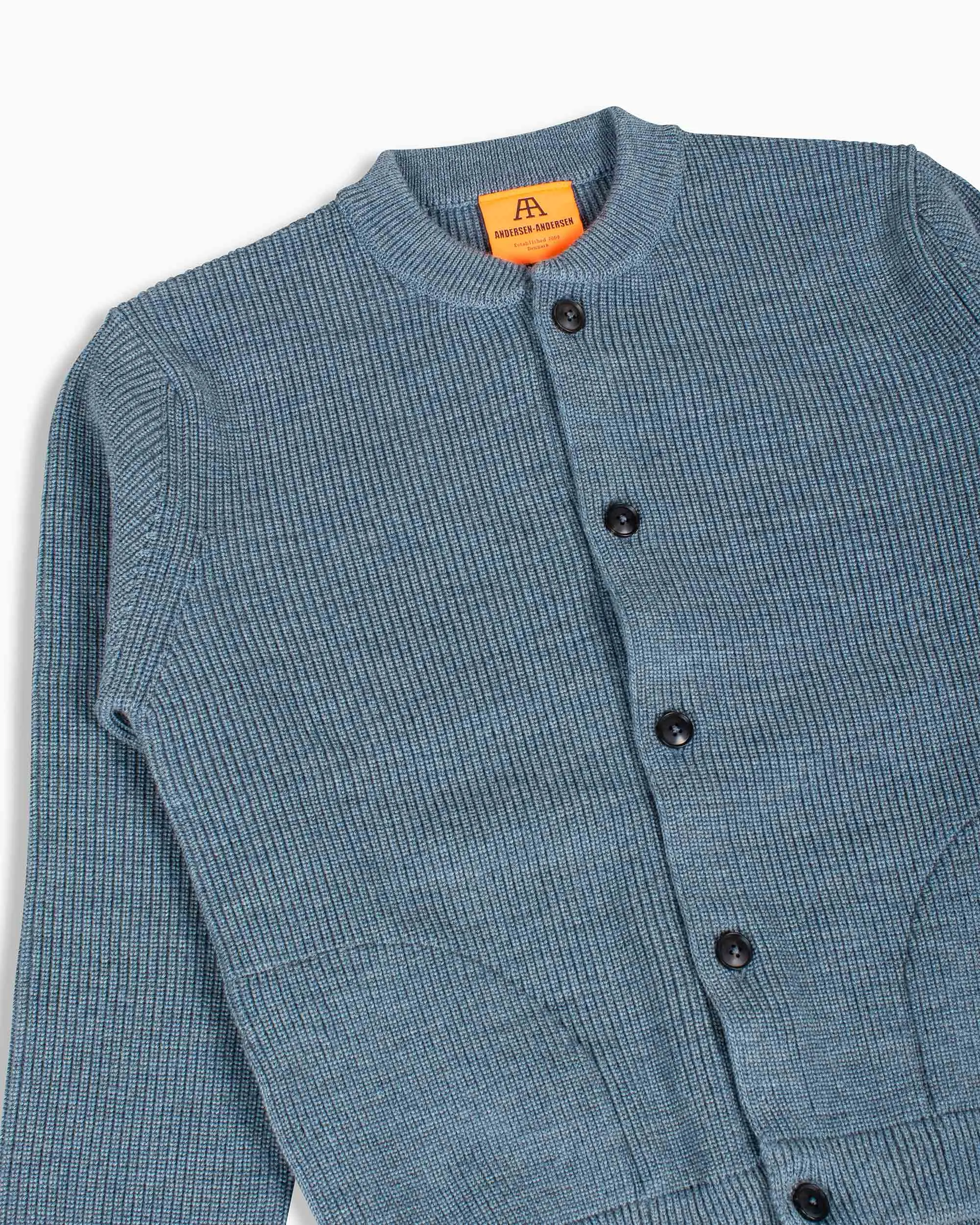 Andersen-Andersen Skipper Jacket Light Indigo sold by Lost & Found product image thumbnail 5