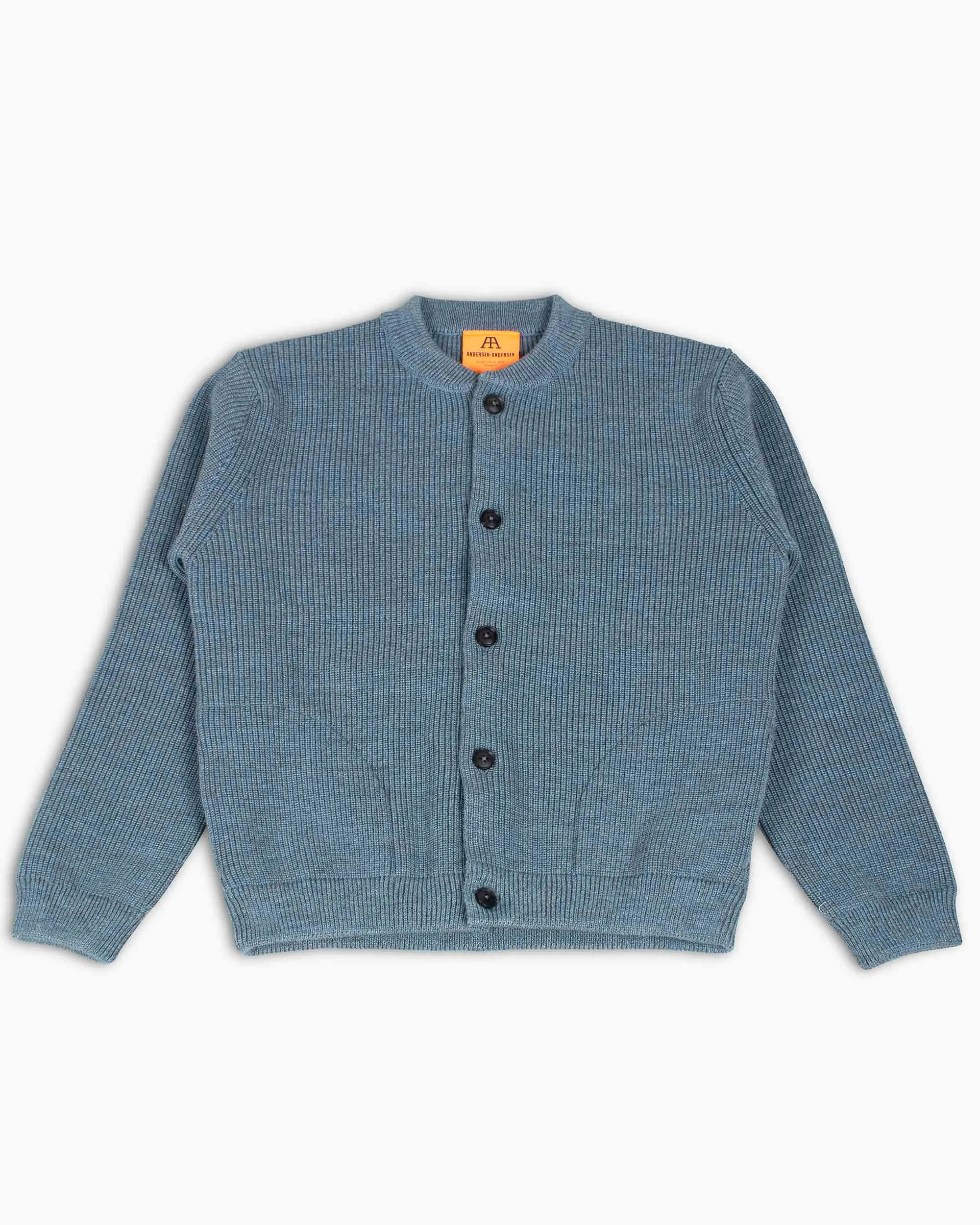 Andersen-Andersen Skipper Jacket Light Indigo sold by Lost & Found