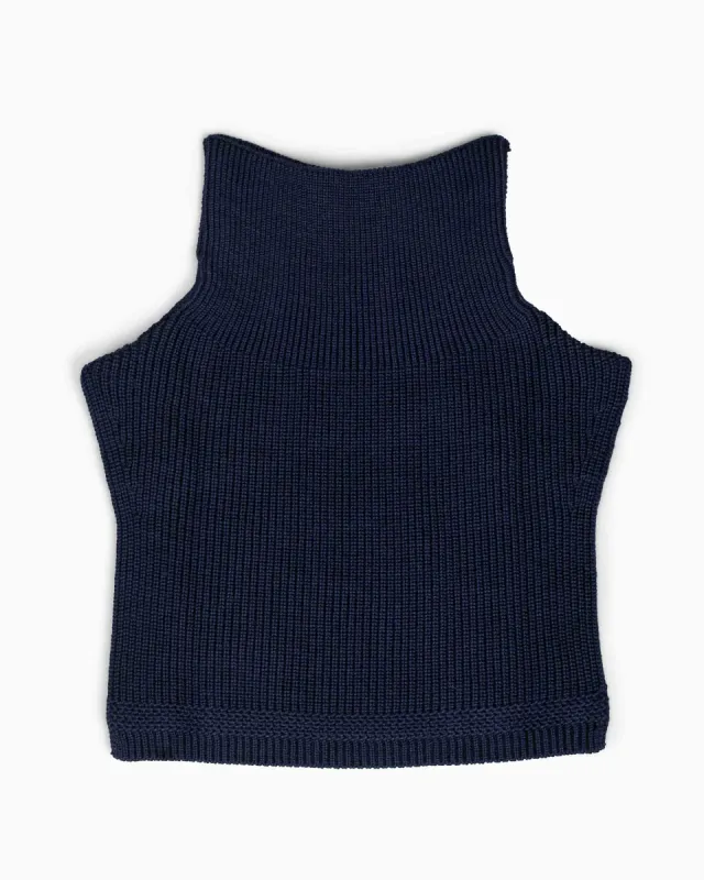 Andersen-Andersen Neckwarmer Navy Blue sold by Lost & Found