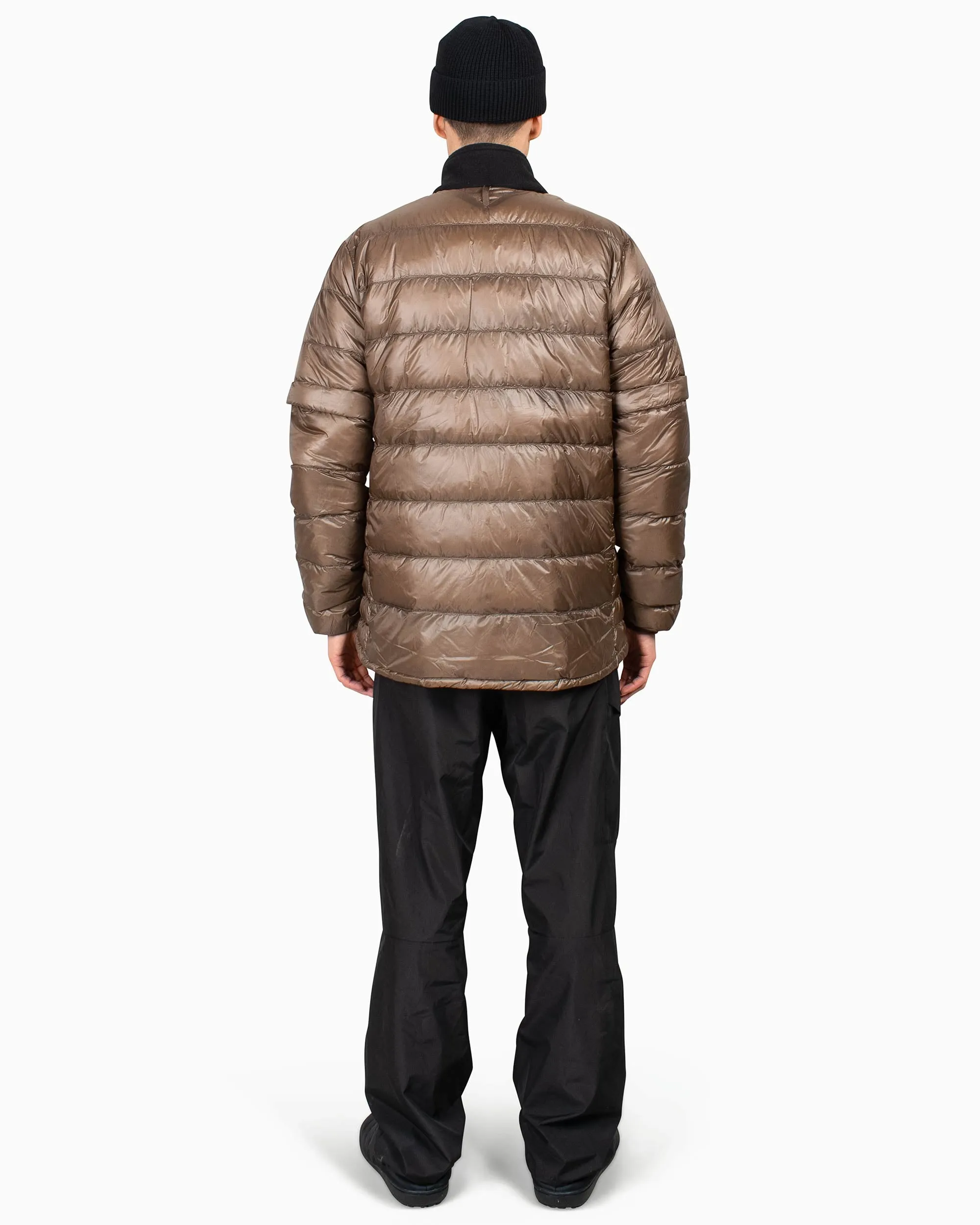 Nanga Inner Down Cardigan Detachable Sleeve Mocha sold by Lost & Found product image thumbnail 3