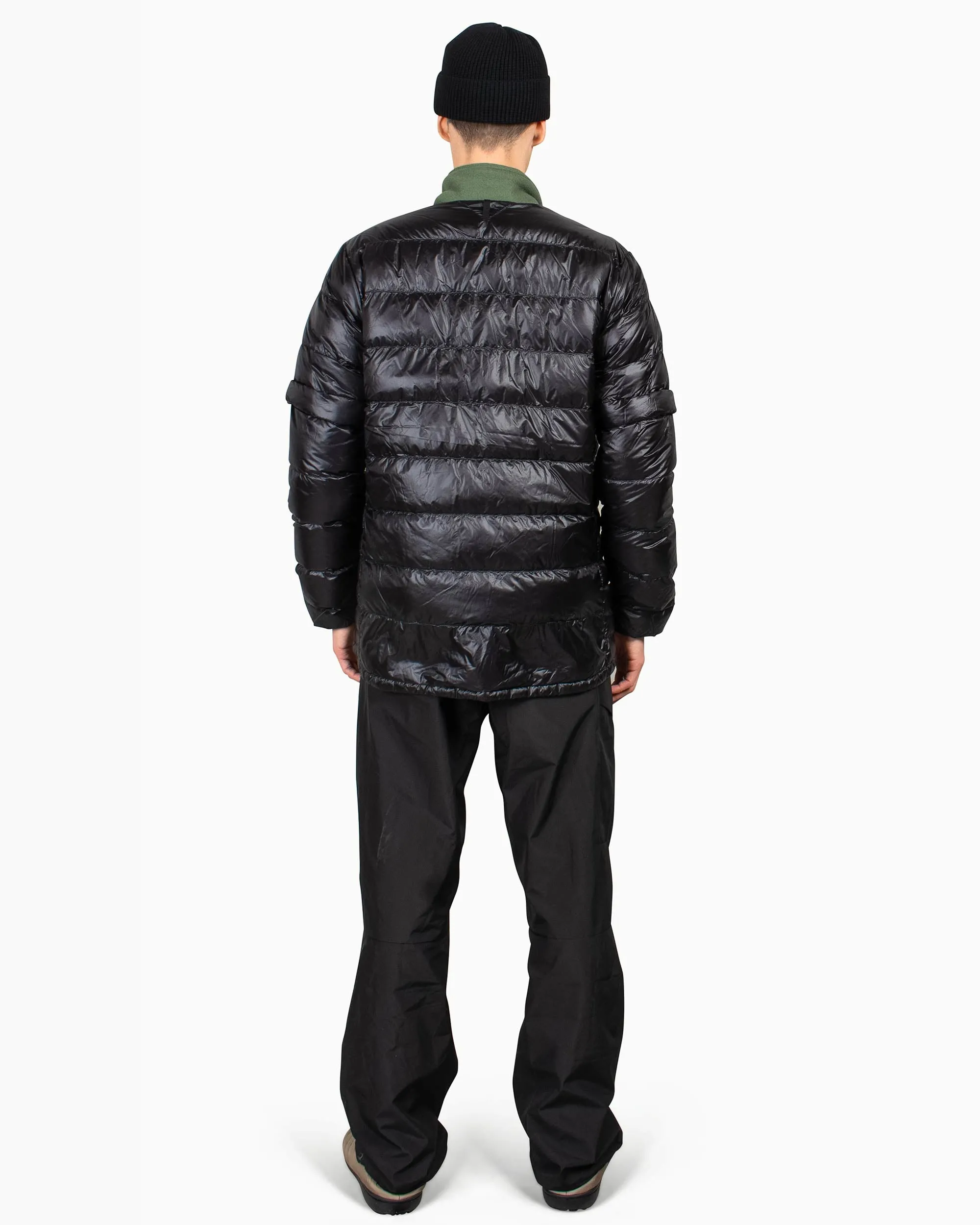 Nanga Inner Down Cardigan Detachable Sleeve Black sold by Lost & Found product image thumbnail 5