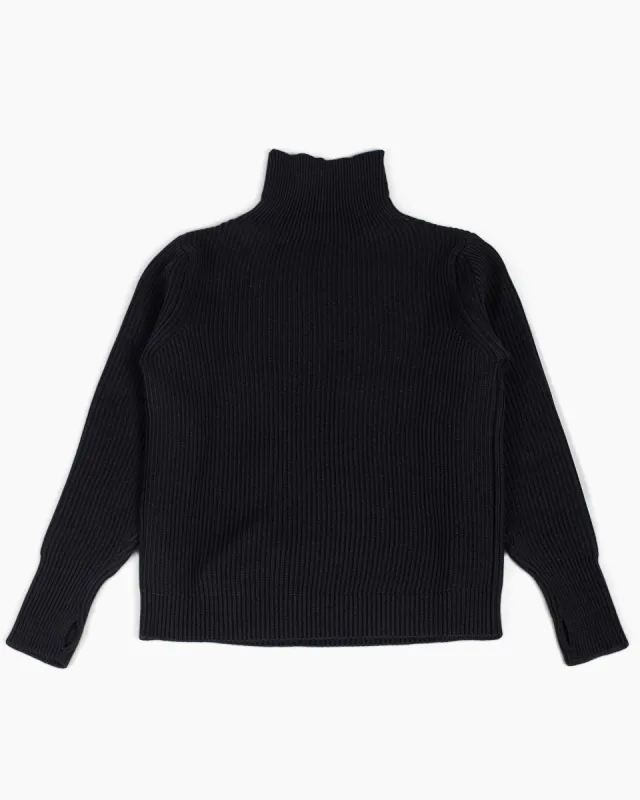 Andersen-Andersen Navy Turtleneck Black sold by Lost & Found