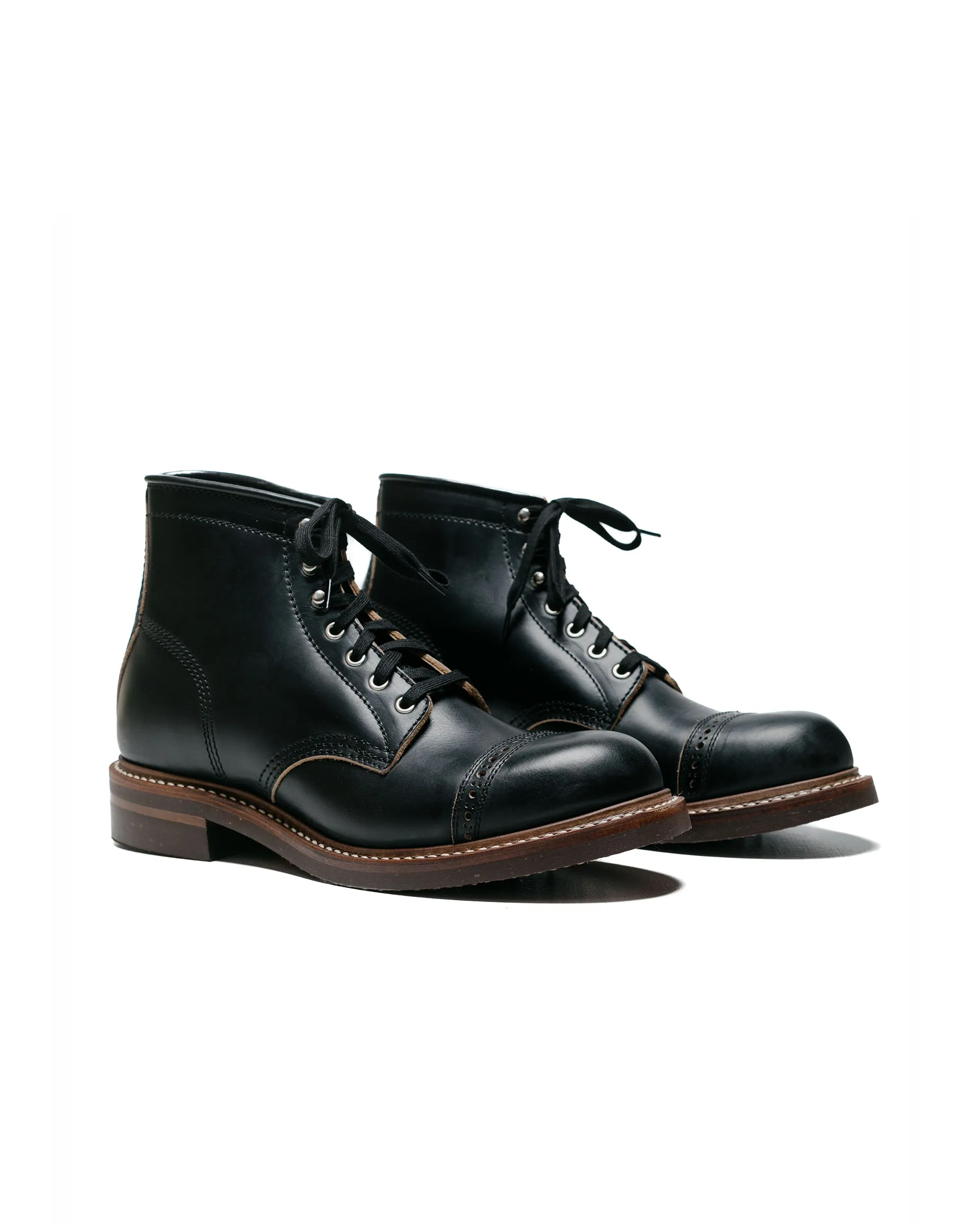 John Lofgren Bootmaker Combat Boots Horween Leather CXL Black sold by Lost & Found product image thumbnail 2
