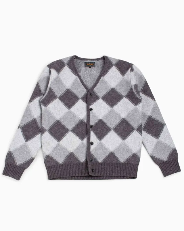 ELASS COLOR BLOCK CARDIGAN atb1075m(GREEN) | Parallel