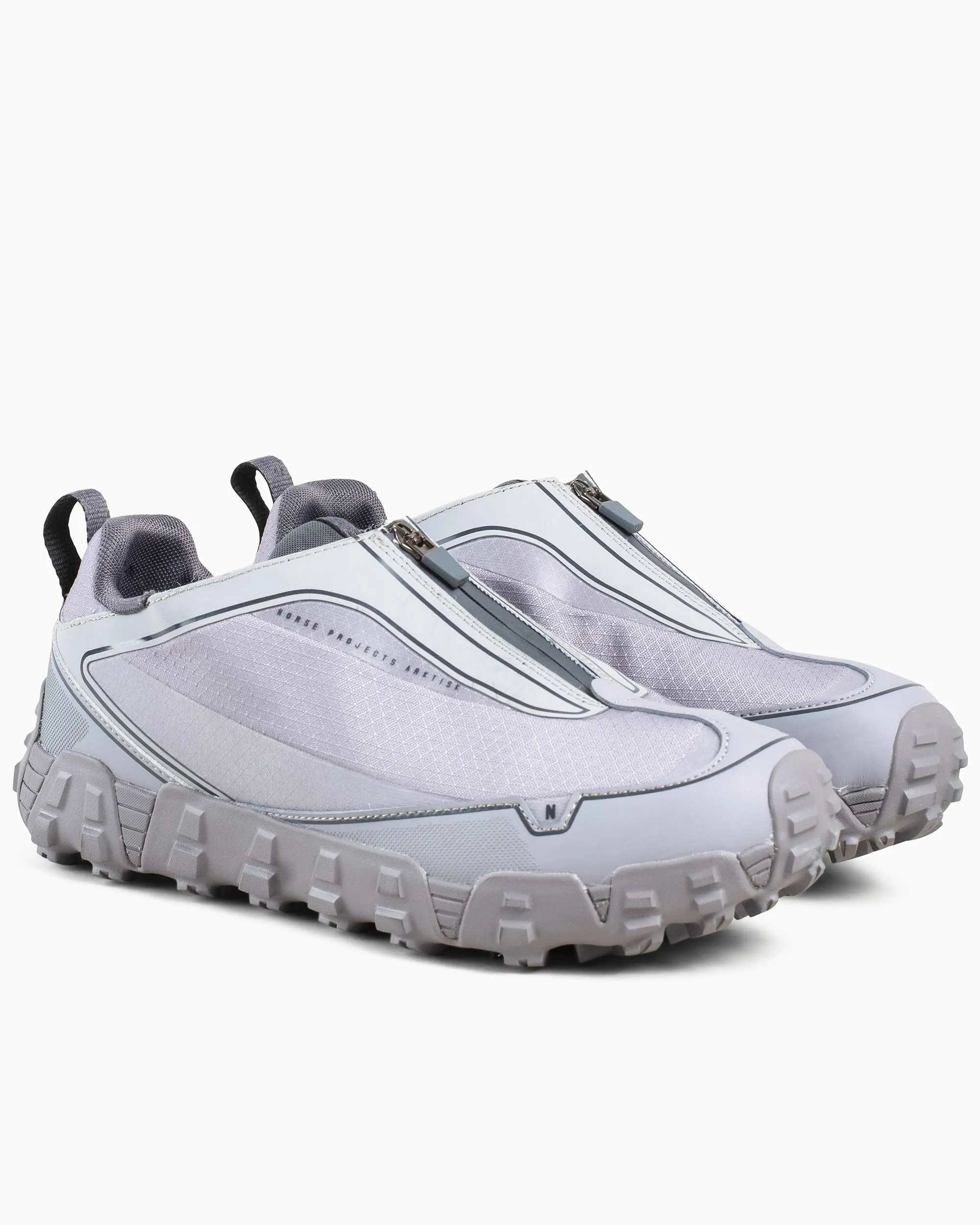 Norse Projects Zip Up Runner Glacier Grey sold by Lost & Found product image thumbnail 2