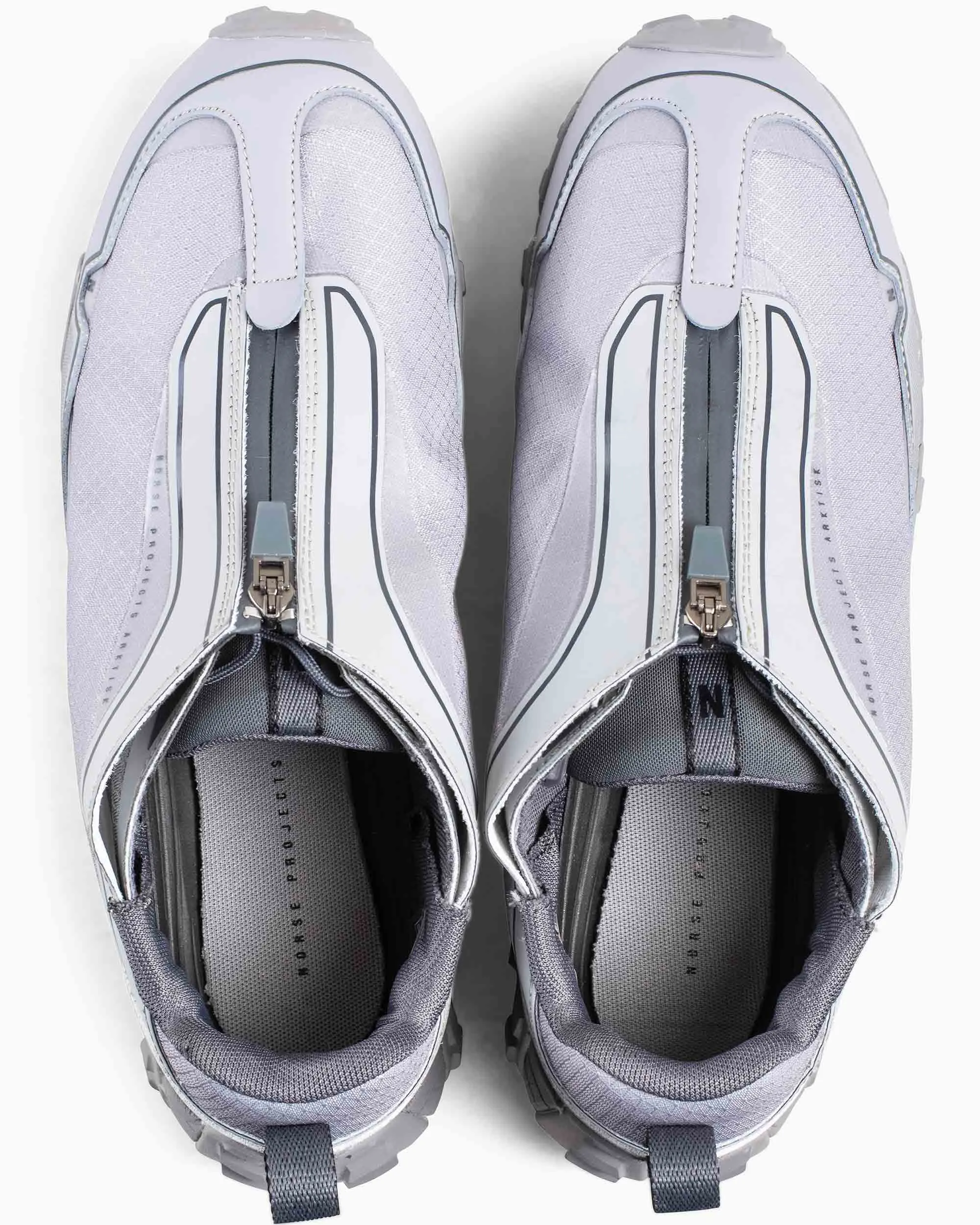 Norse Projects Zip Up Runner Glacier Grey sold by Lost & Found product image thumbnail 4