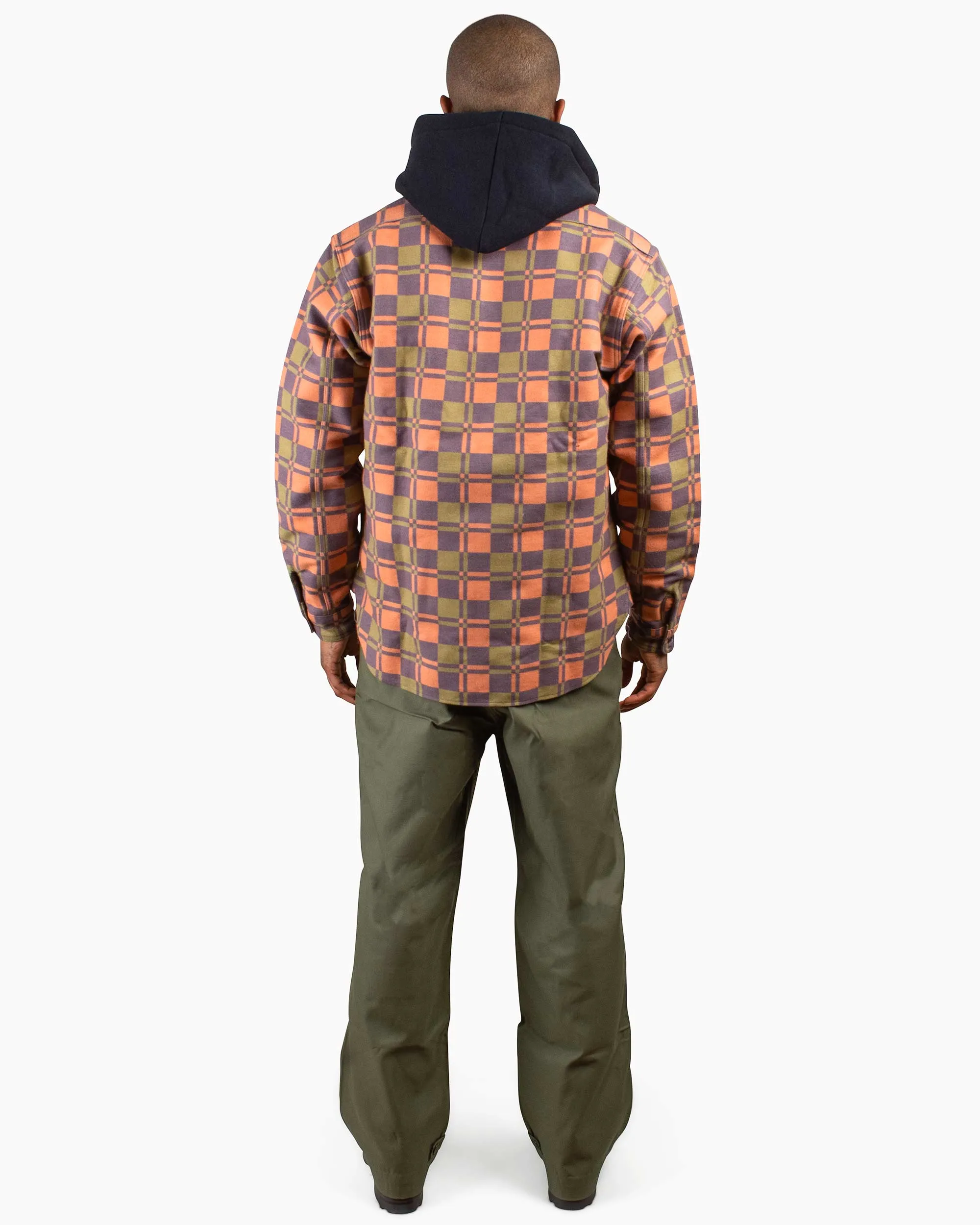 The Real McCoy's MS20103 8HU Horse Blanket Flannel Shirt Orange sold by Lost & Found product image thumbnail 3