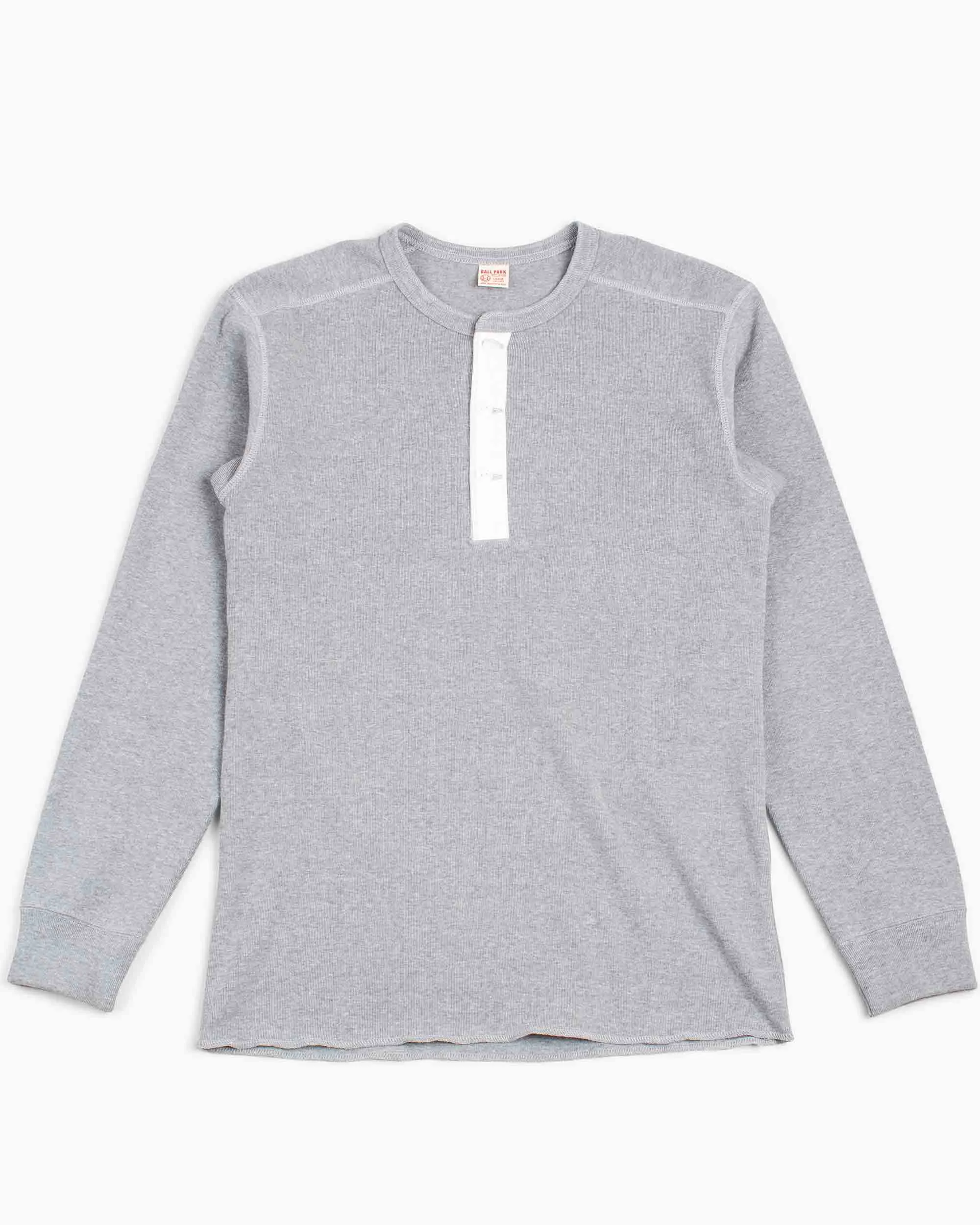 The Real McCoy's MC16117 Union Shirt Long Sleeve Grey sold by Lost & Found