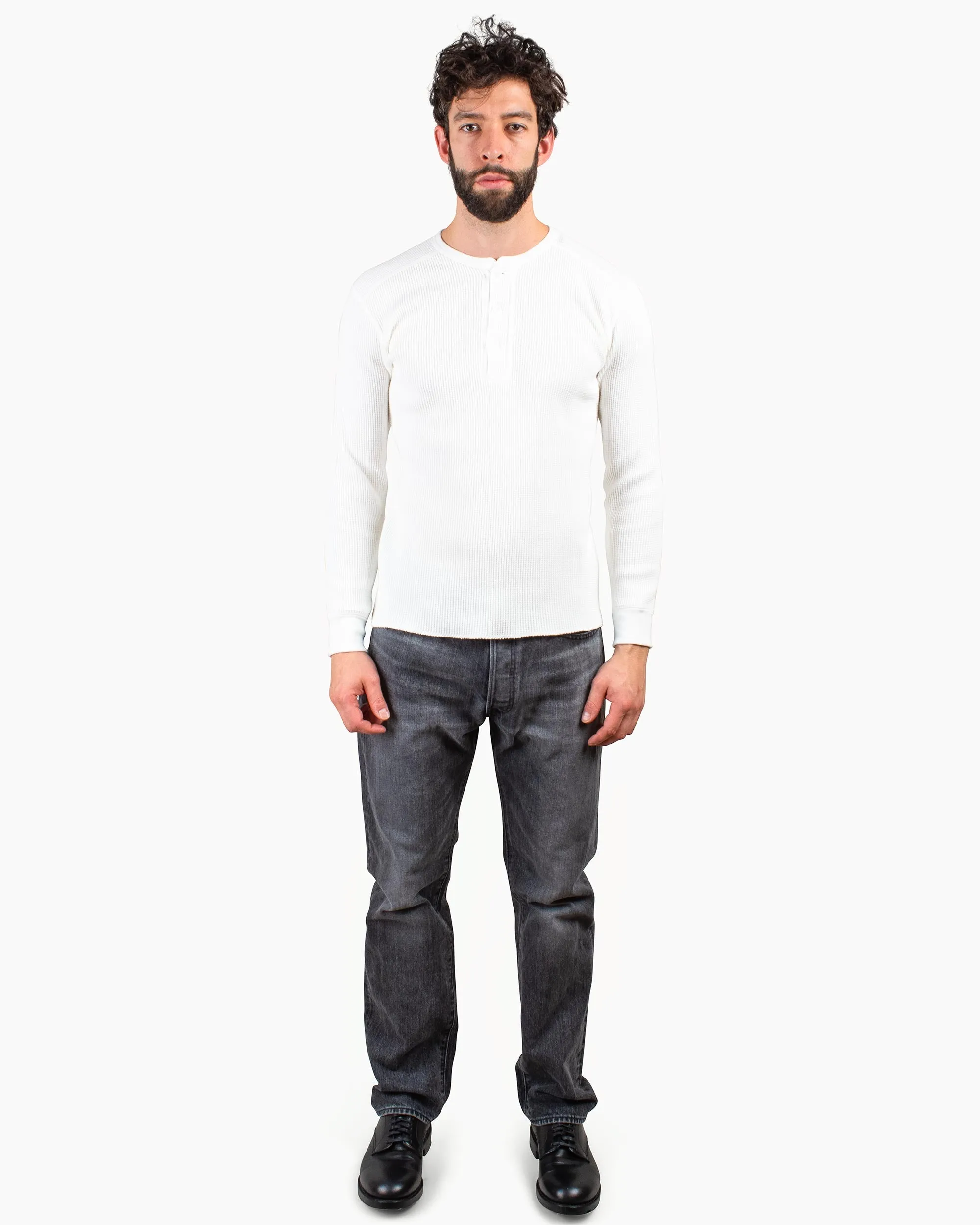 The Real McCoy's MC16117 Union Shirt Long Sleeve White sold by Lost & Found product image thumbnail 2