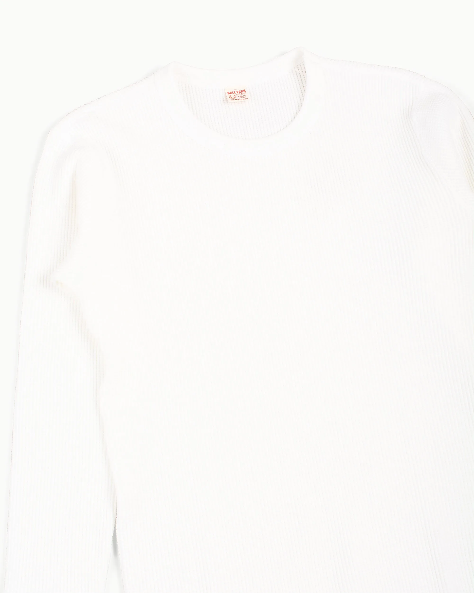 The Real McCoy's MC12123 Thermal Shirts Long Sleeve White sold by Lost & Found product image thumbnail 5
