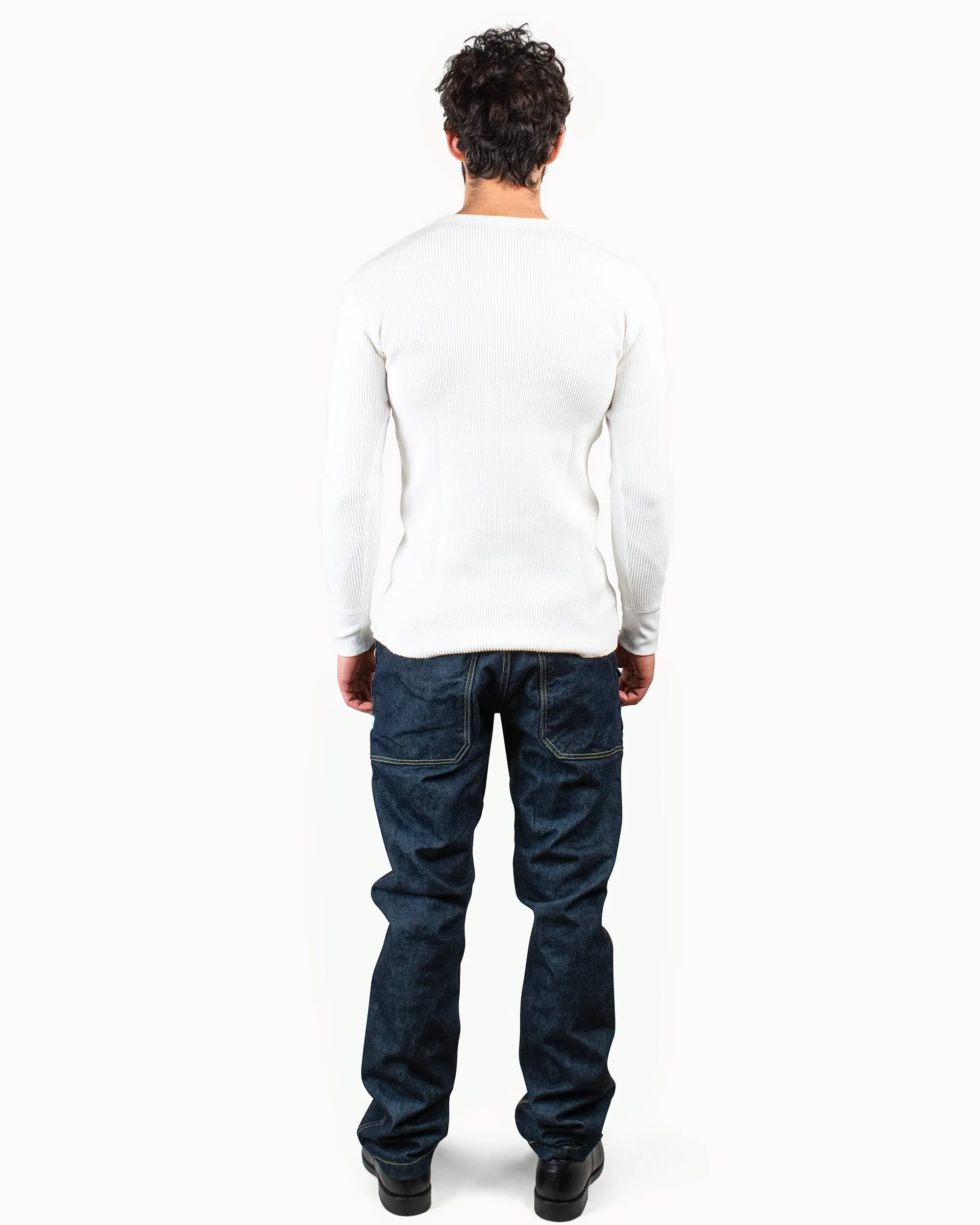 The Real McCoy's MC12123 Thermal Shirts Long Sleeve White sold by Lost & Found product image thumbnail 3