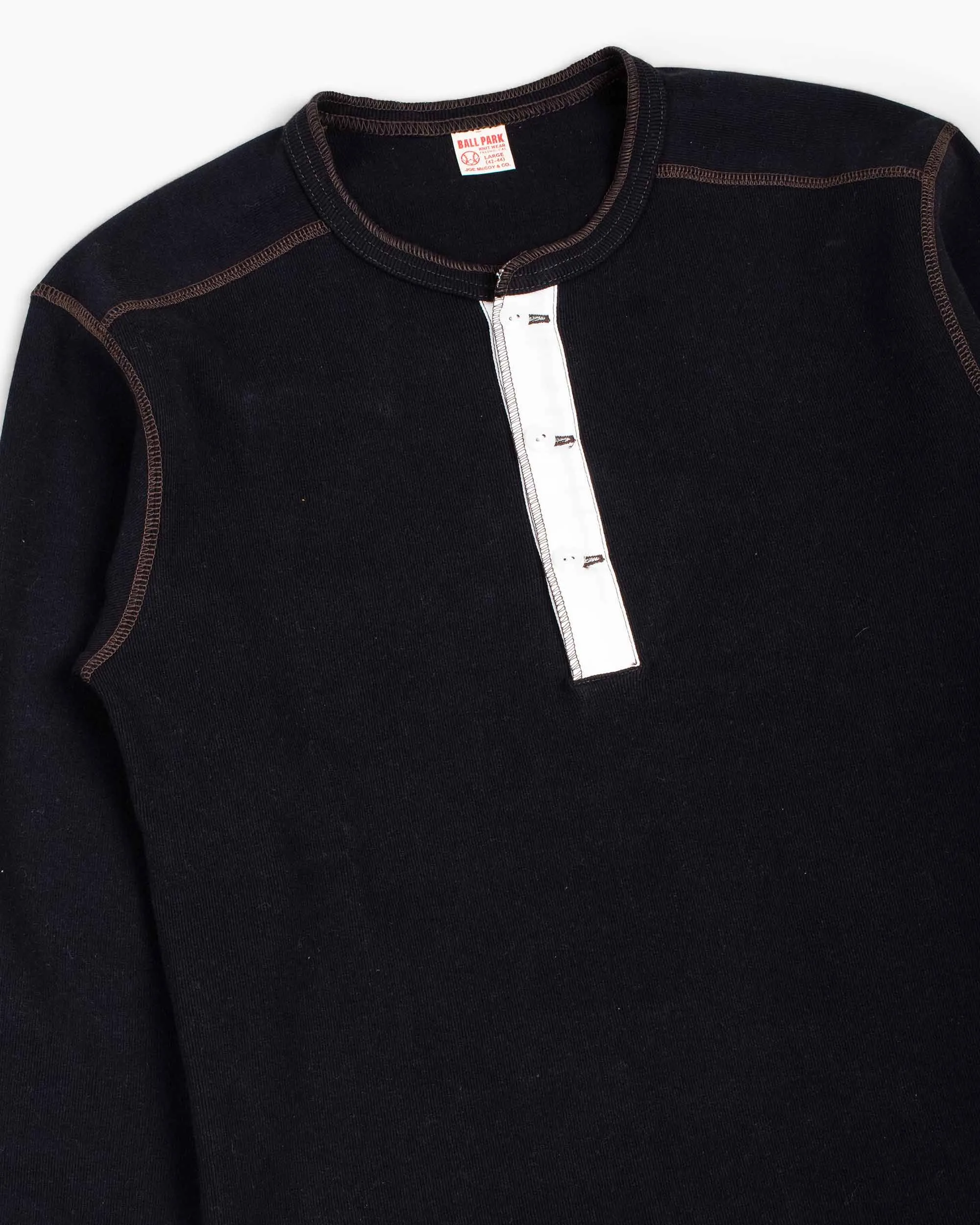 The Real McCoy's MC16117 Union Shirt Long Sleeve Black sold by Lost & Found product image thumbnail 5